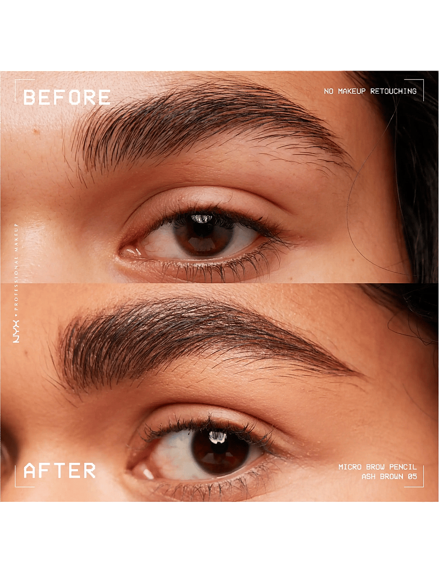 NYX Professional Makeup - NYX Professional Makeup Micro Brow 05 Ash Brown brow pen 0,1g - Øjne & bryn - ash brown - 4