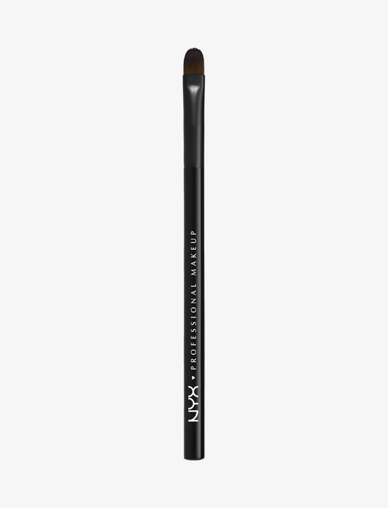 NYX Professional Makeup Pro Flat Detail Brush, Øjenbørste, Nude, Str: 7.71G