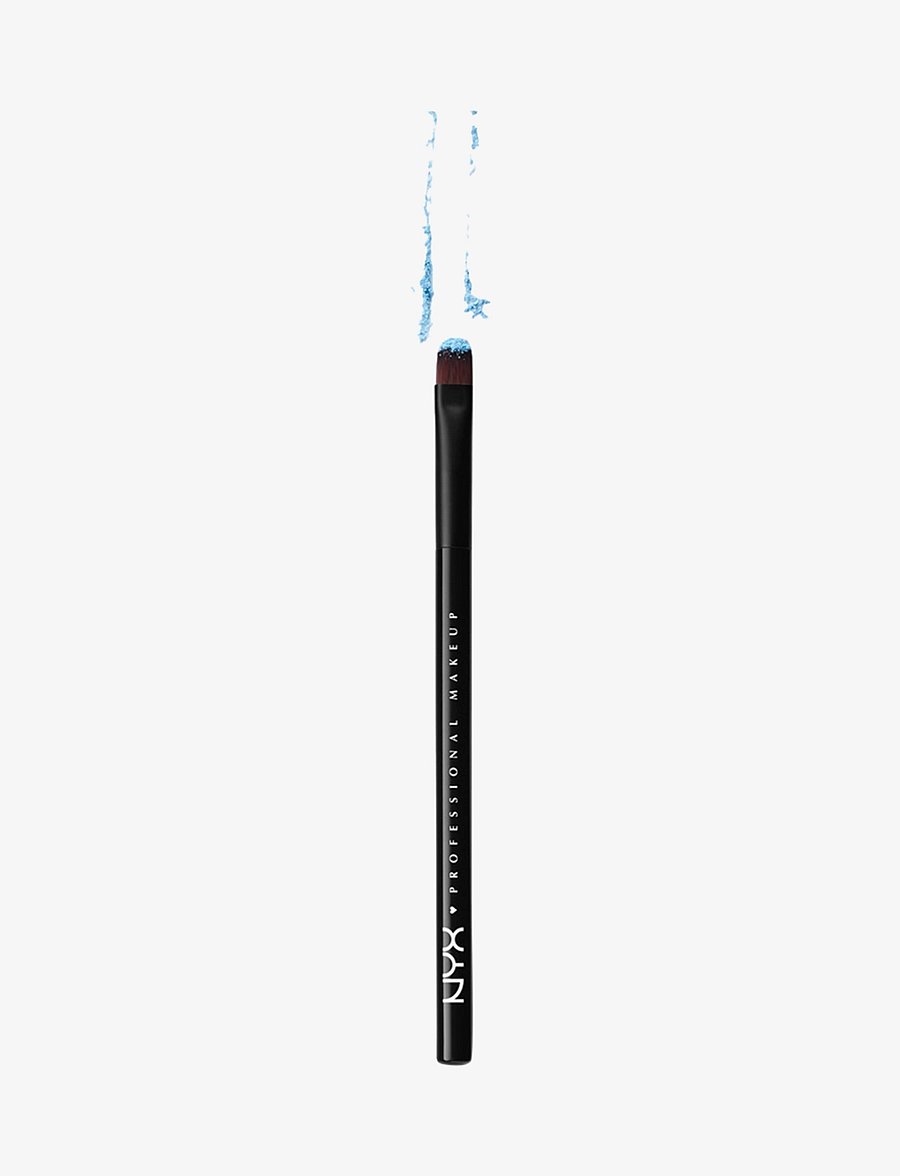 NYX Professional Makeup - PRO FLAT DETAIL BRUSH - förðunarvörur - clear - 2
