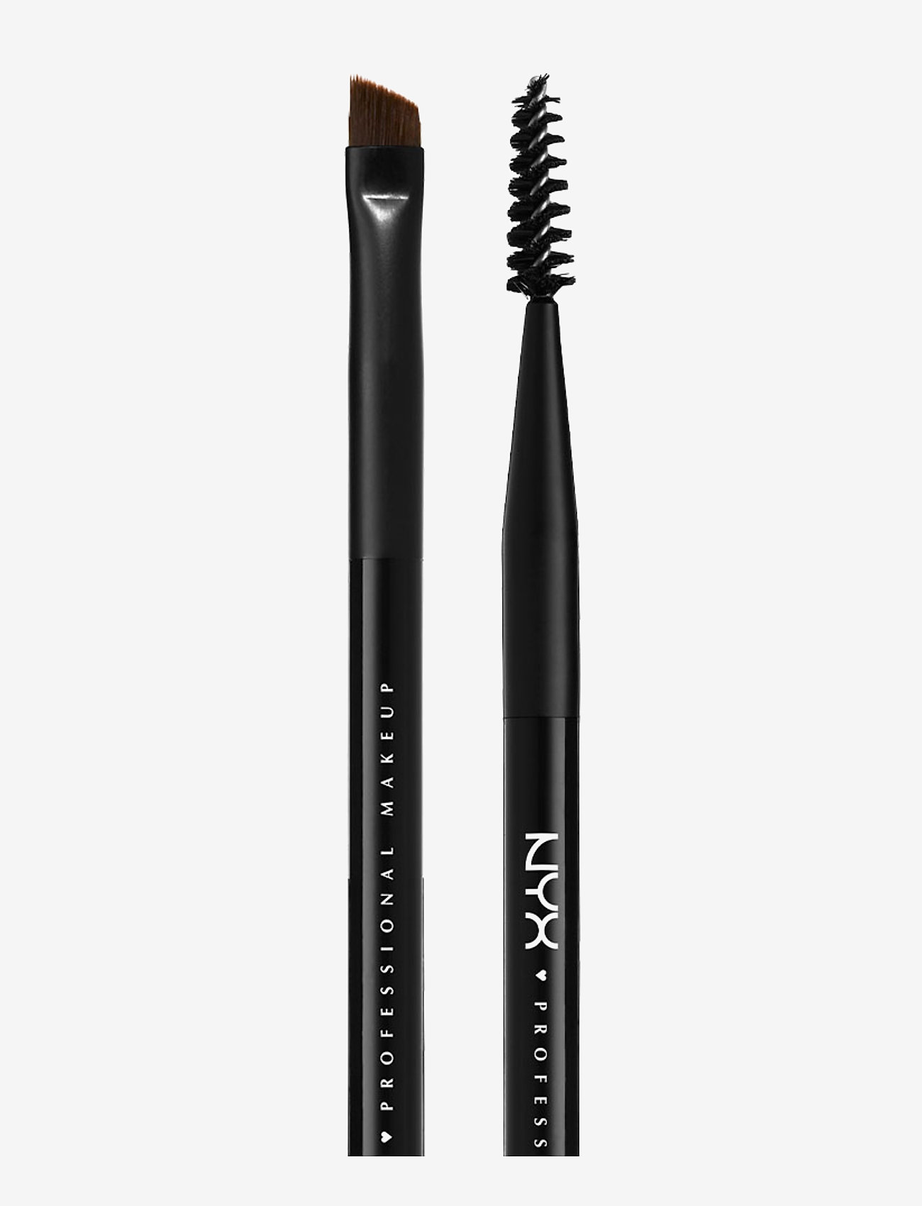 NYX Professional Makeup - PRO DUAL BROW BRUSH - luomivärisiveltimet - clear - 1