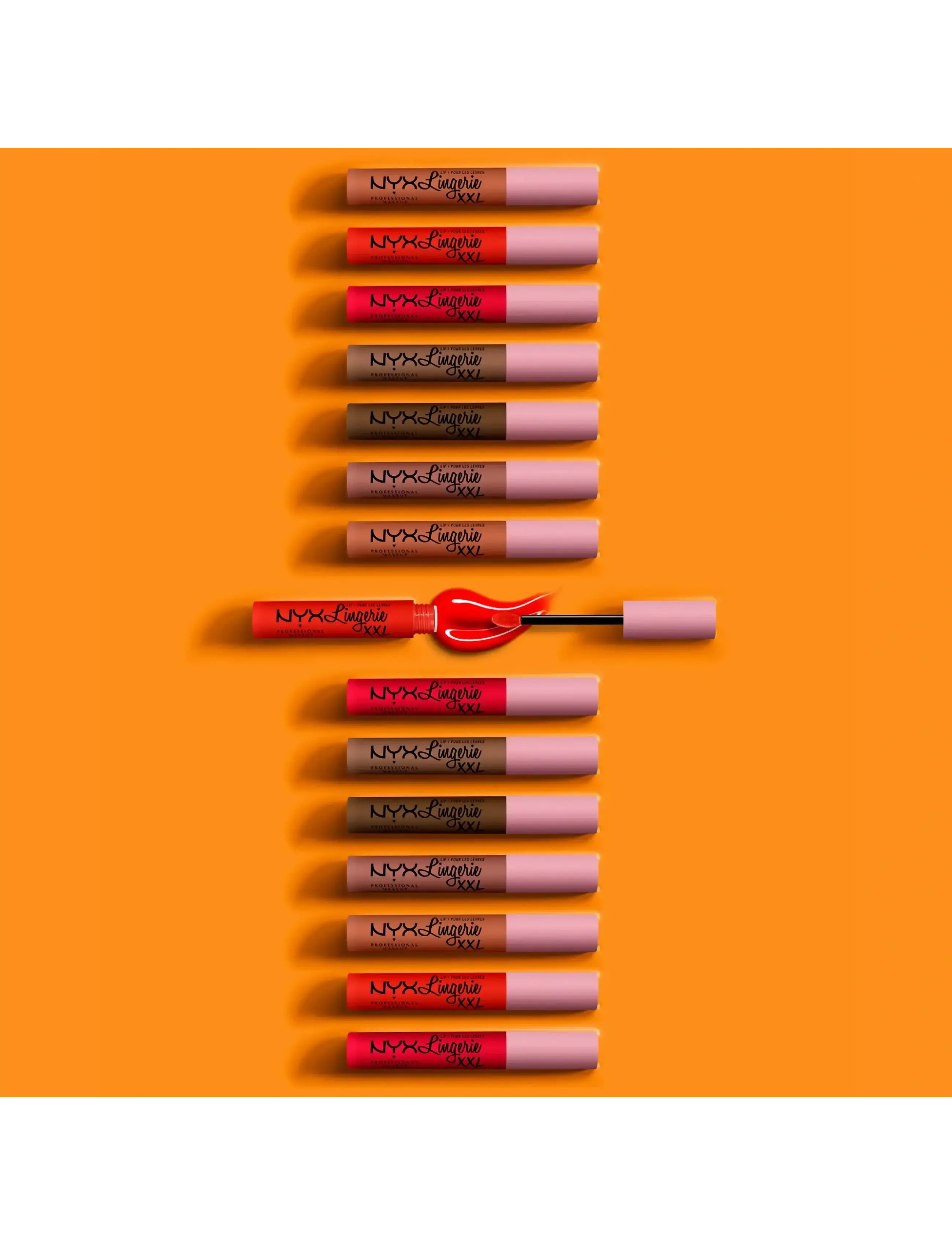 NYX Professional Makeup - NYX Professional Makeup Lip Lingerie XXL Matte Liquid Lipstick 27 On Fuego 4 ml - on fuego - 5
