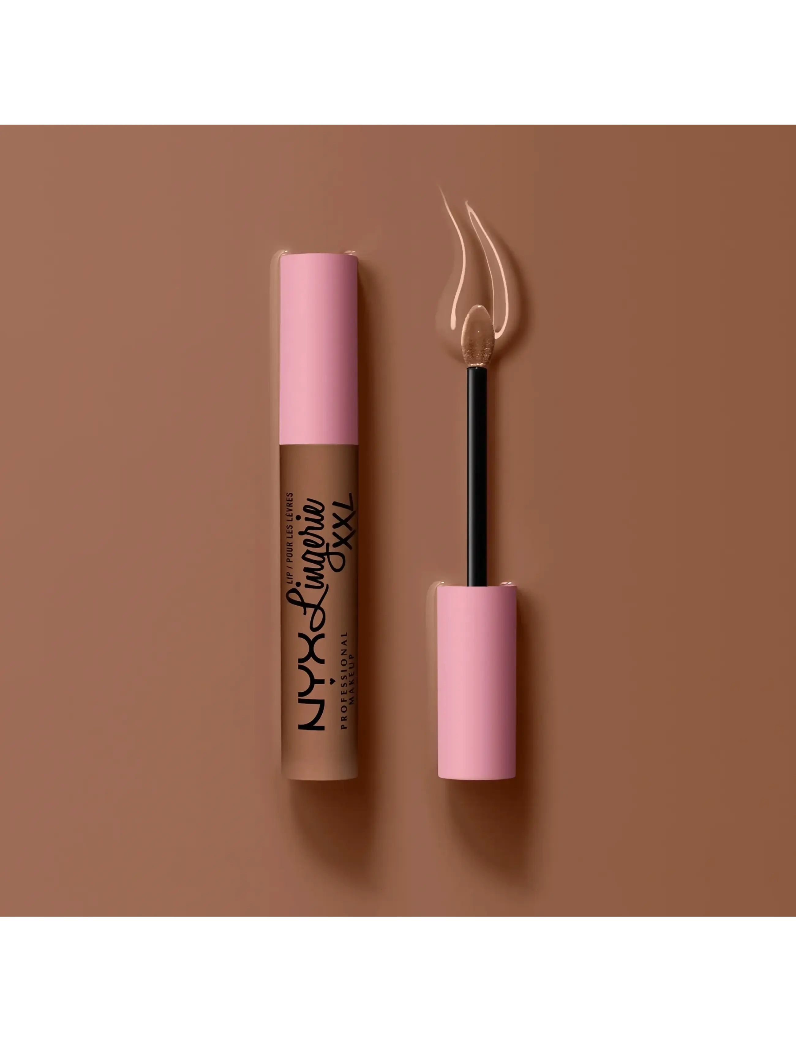 NYX Professional Makeup - NYX Professional Makeup Lip Lingerie XXL Matte Liquid Lipstick 29 Hot Caramelo 4 ml - hot caramelo - 4