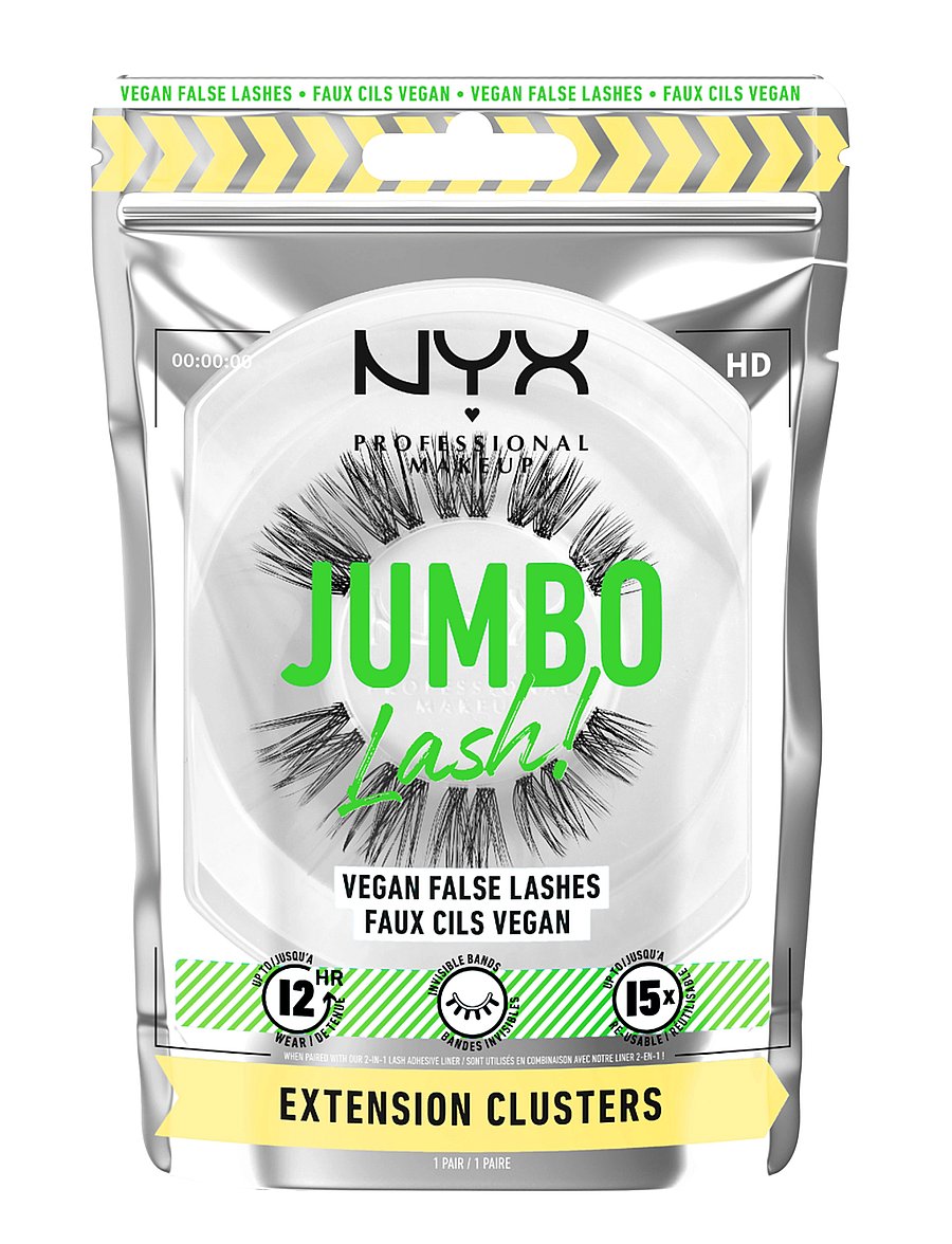 NYX Professional Makeup - Jumbo Lash! Vegan False Lashes - smink - extension clusters - 0