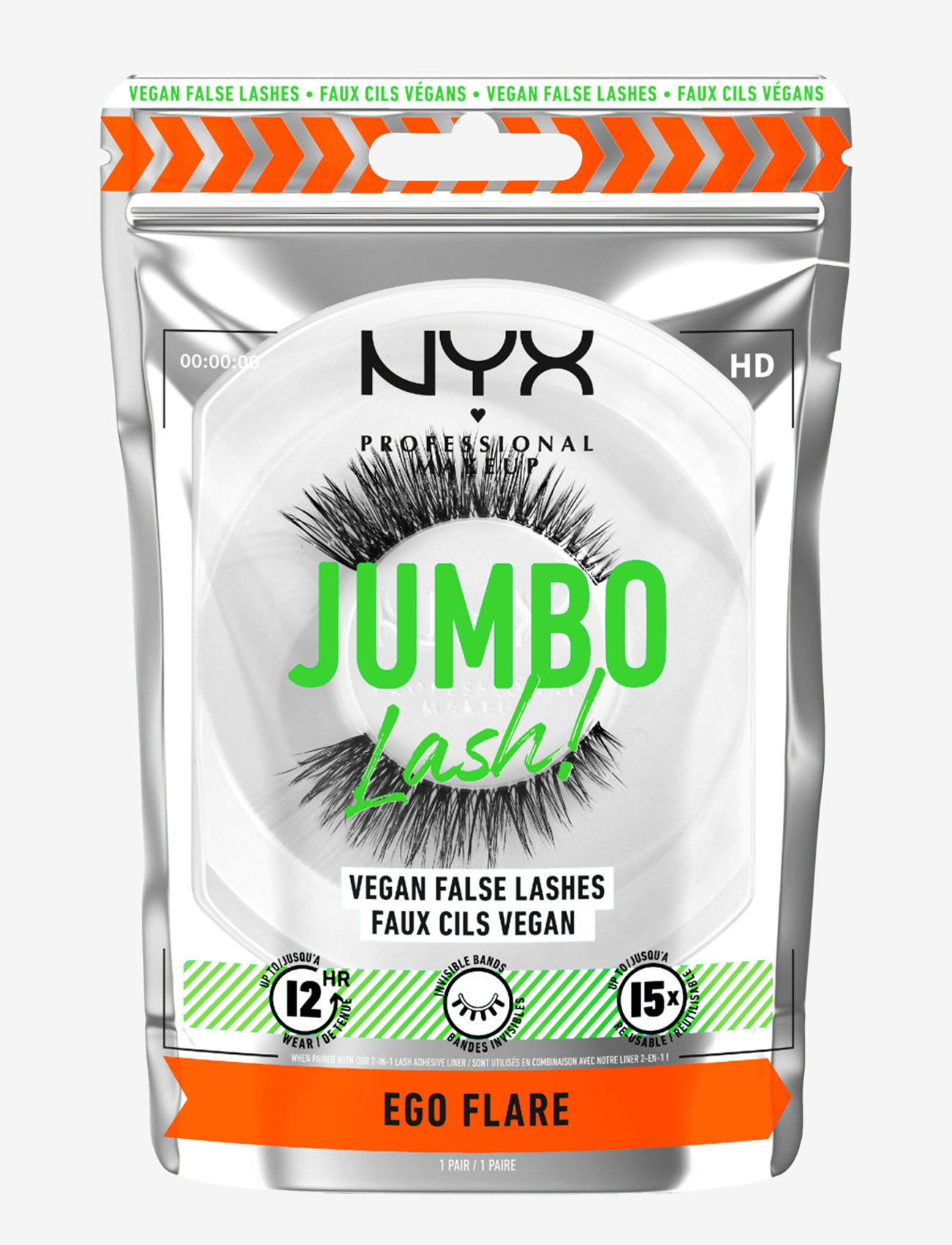 NYX Professional Makeup - Jumbo Lash! Vegan False Lashes - makeup - ego flare - 0