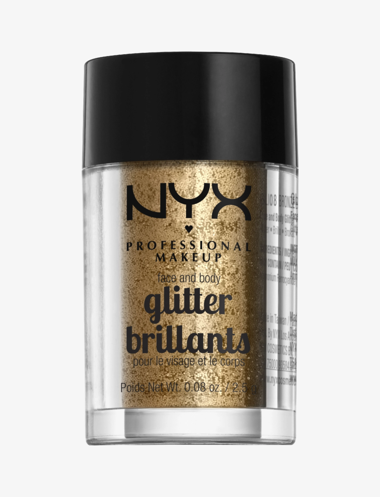 NYX Professional Makeup FACE & BODY GLITTER - Makeup - BRONZE / gold