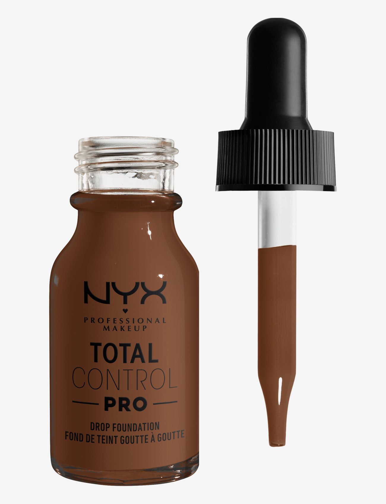 NYX Professional Makeup - Total Control Pro Drop Foundation - festklær til outlet-priser - deep rich - 0