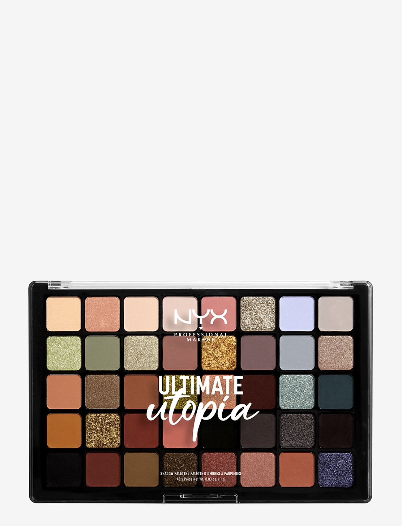 NYX Professional Makeup - Ultimate utopia Shadow Palette 40 pan - förðunarvörur - 40 pan - 0