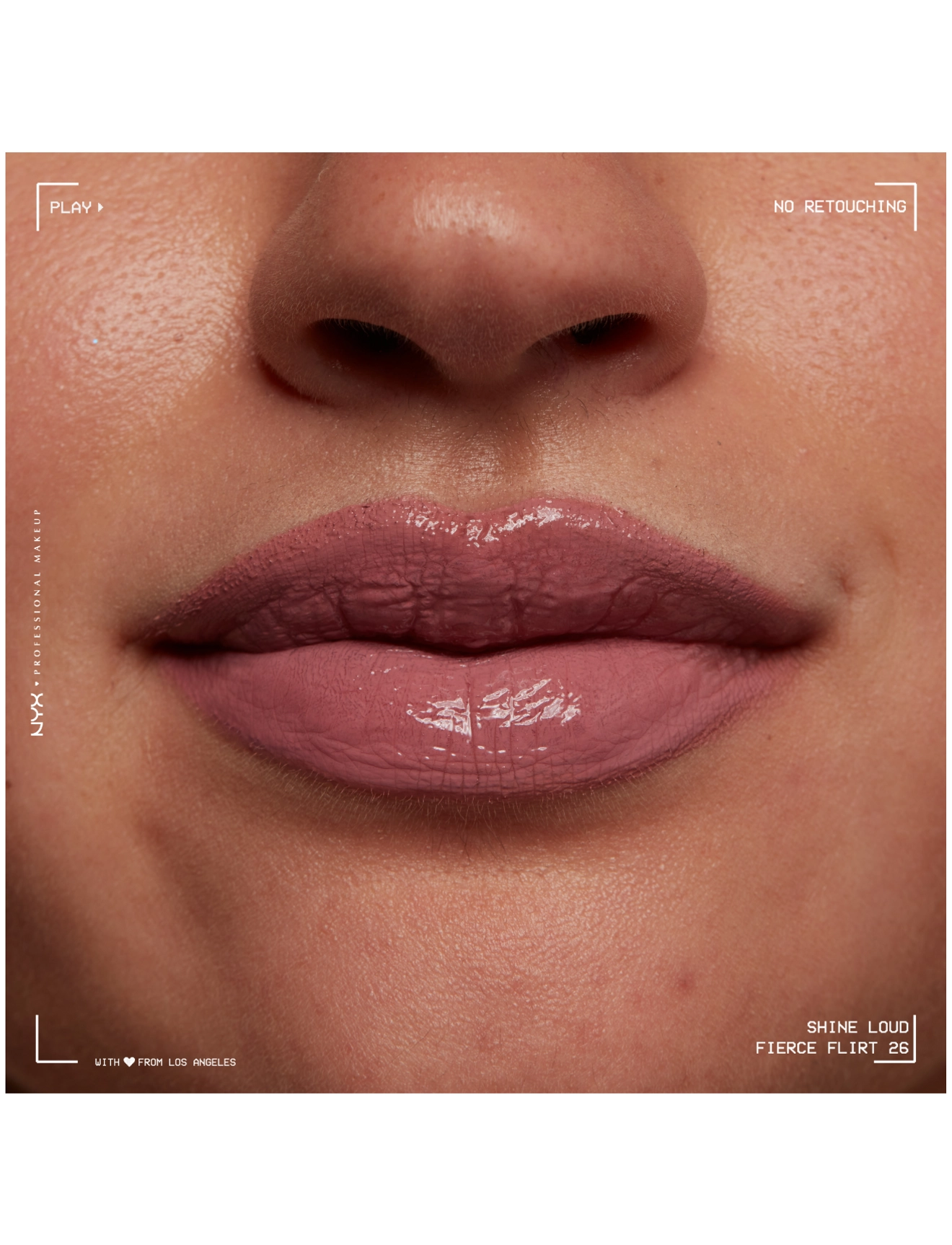 NYX Professional Makeup - Shine Loud High Pigment Lip Shine - förðunarvörur - fierce flirt - 4
