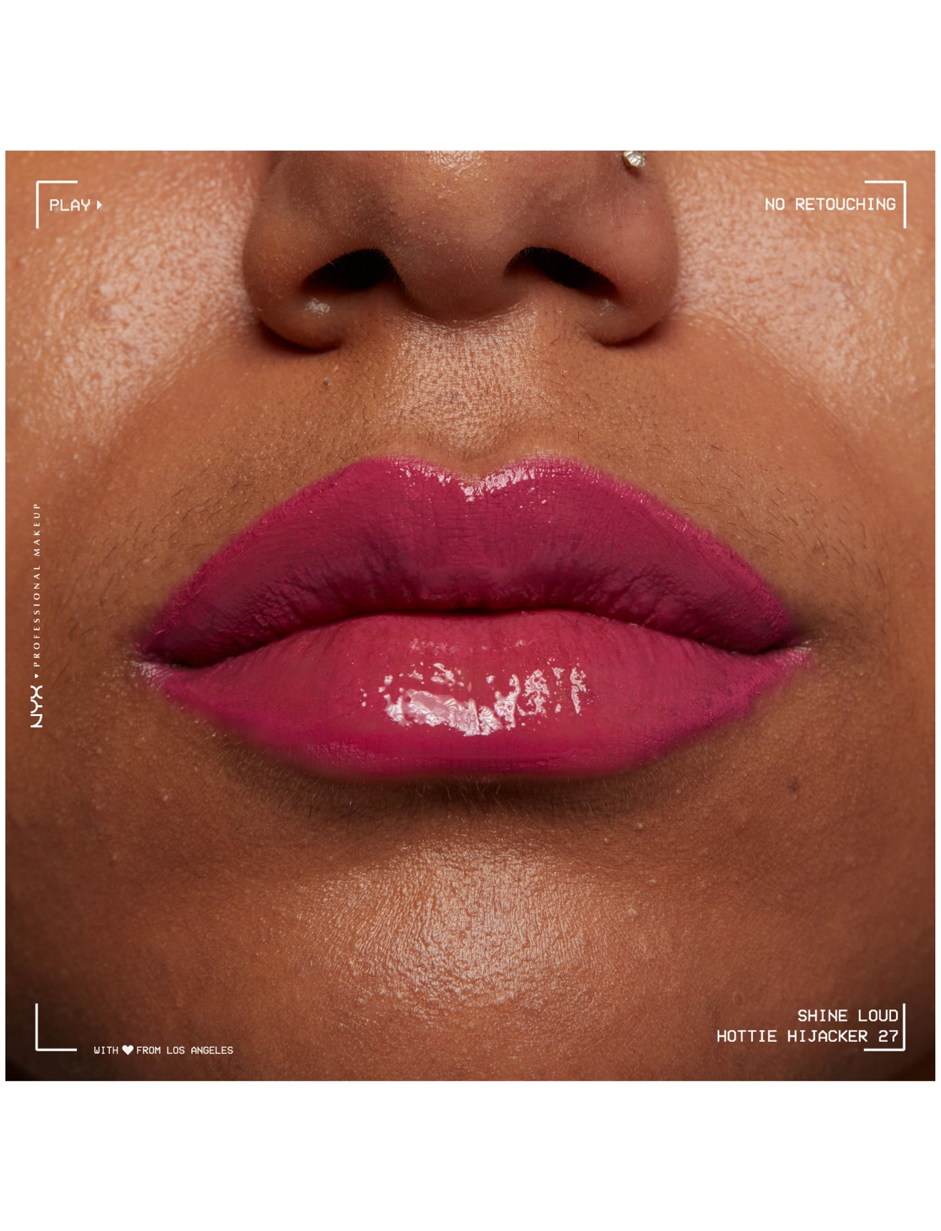 NYX Professional Makeup - Shine Loud High Pigment Lip Shine - makeup - hottie hijacker - 3