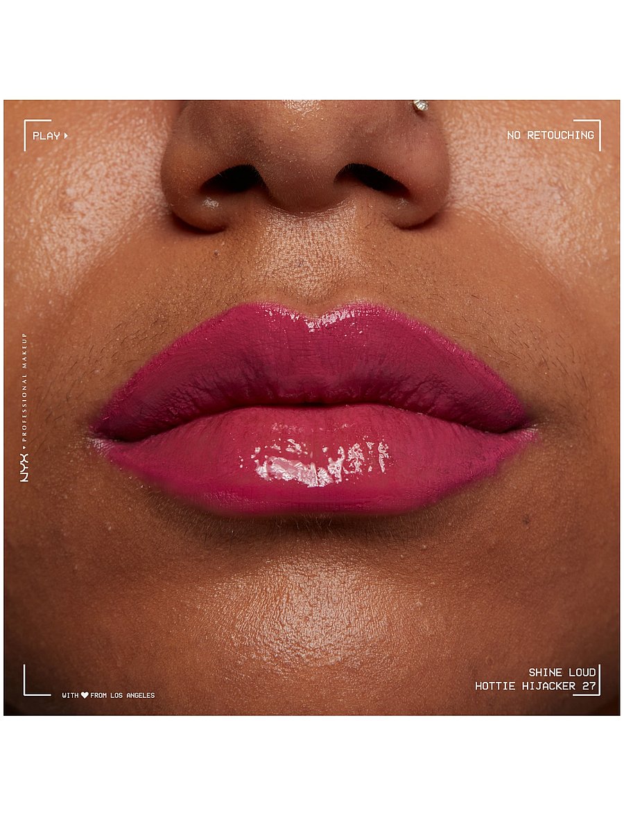 NYX Professional Makeup - Shine Loud High Pigment Lip Shine - makeup - hottie hijacker - 3
