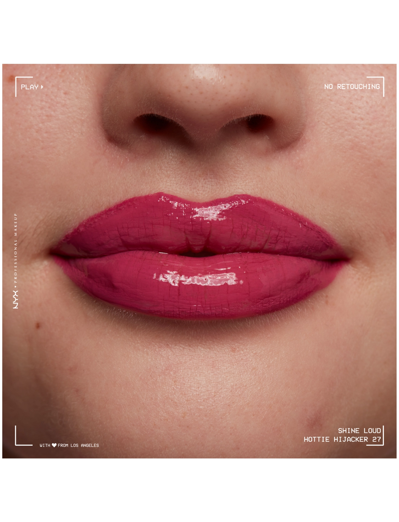 NYX Professional Makeup - Shine Loud High Pigment Lip Shine - makeup - hottie hijacker - 4