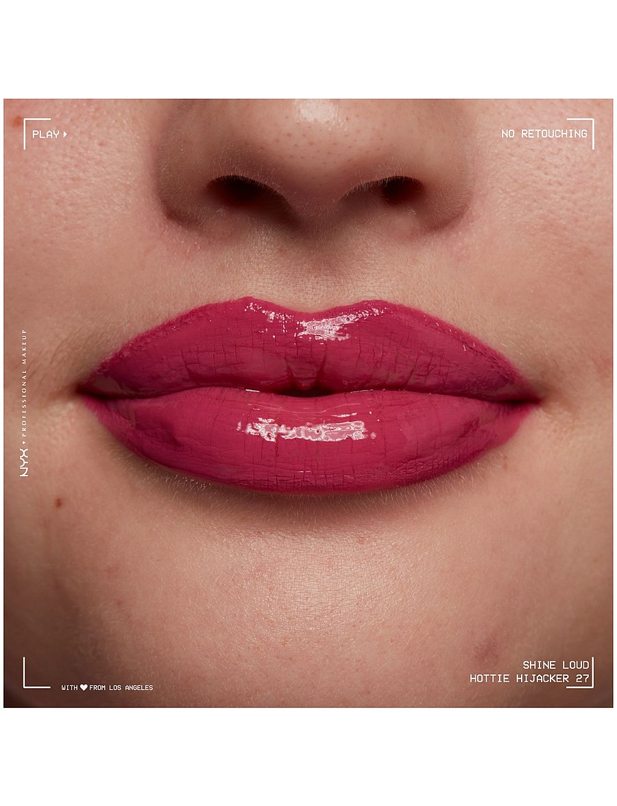 NYX Professional Makeup - Shine Loud High Pigment Lip Shine - makeup - hottie hijacker - 4