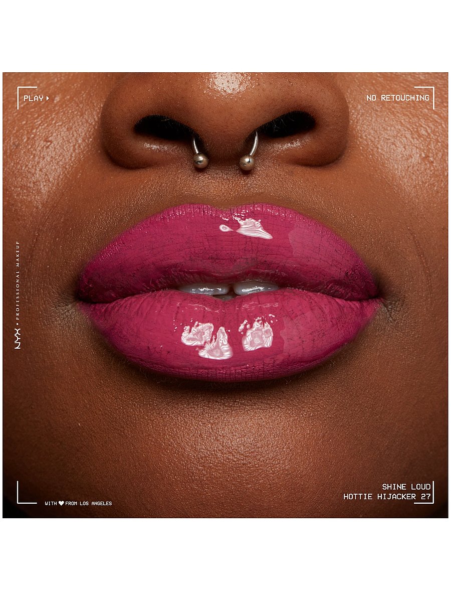 NYX Professional Makeup - Shine Loud High Pigment Lip Shine - makeup - hottie hijacker - 5