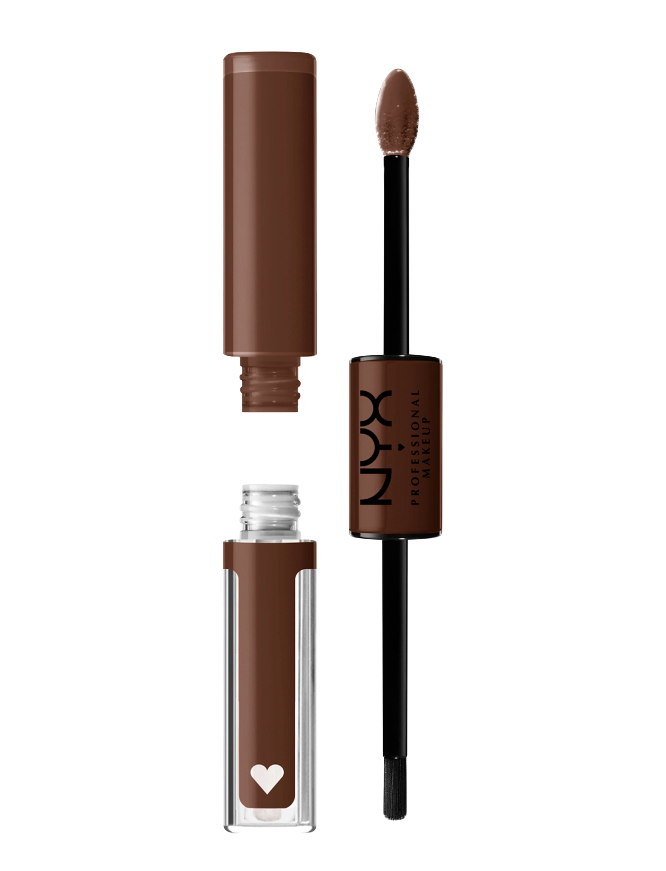 NYX Professional Makeup Shine Loud High Pigment Lip Shine - Lepper - TOTAL BALLER / brown