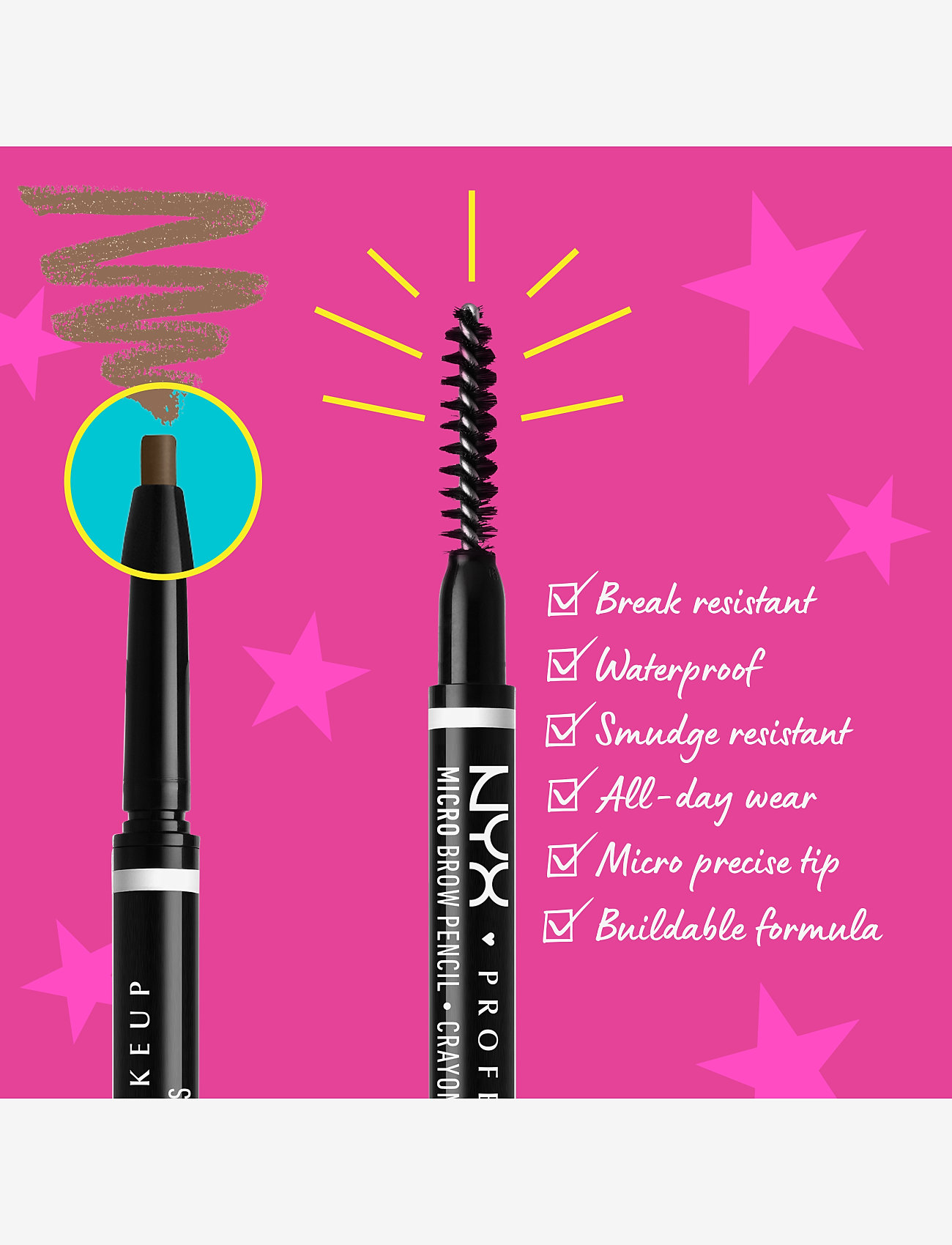 NYX Professional Makeup - NYX Professional Makeup Micro Brow 01.5 Ash Blonde brow pen 0,1g - makeup - ash blonde - 1