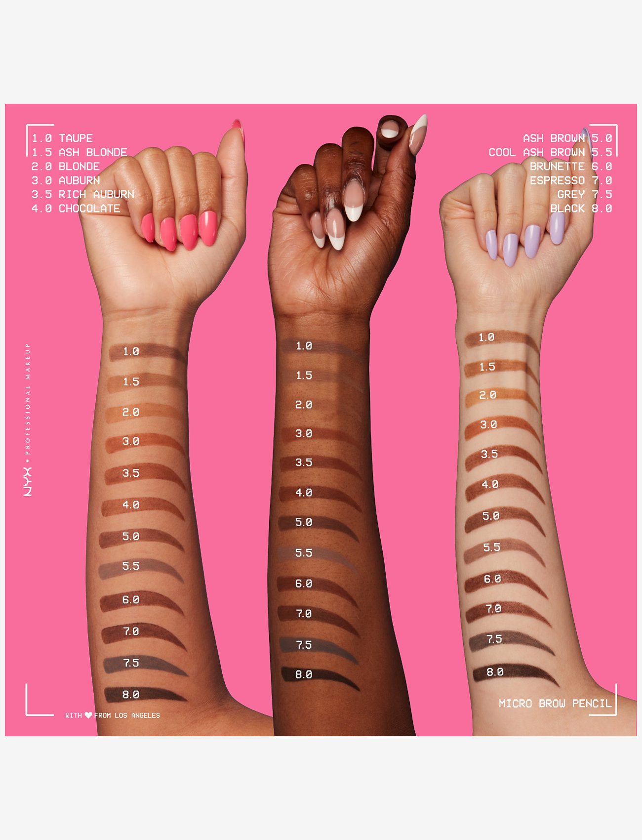 NYX Professional Makeup - NYX Professional Makeup Micro Brow 01.5 Ash Blonde brow pen 0,1g - makeup - ash blonde - 5