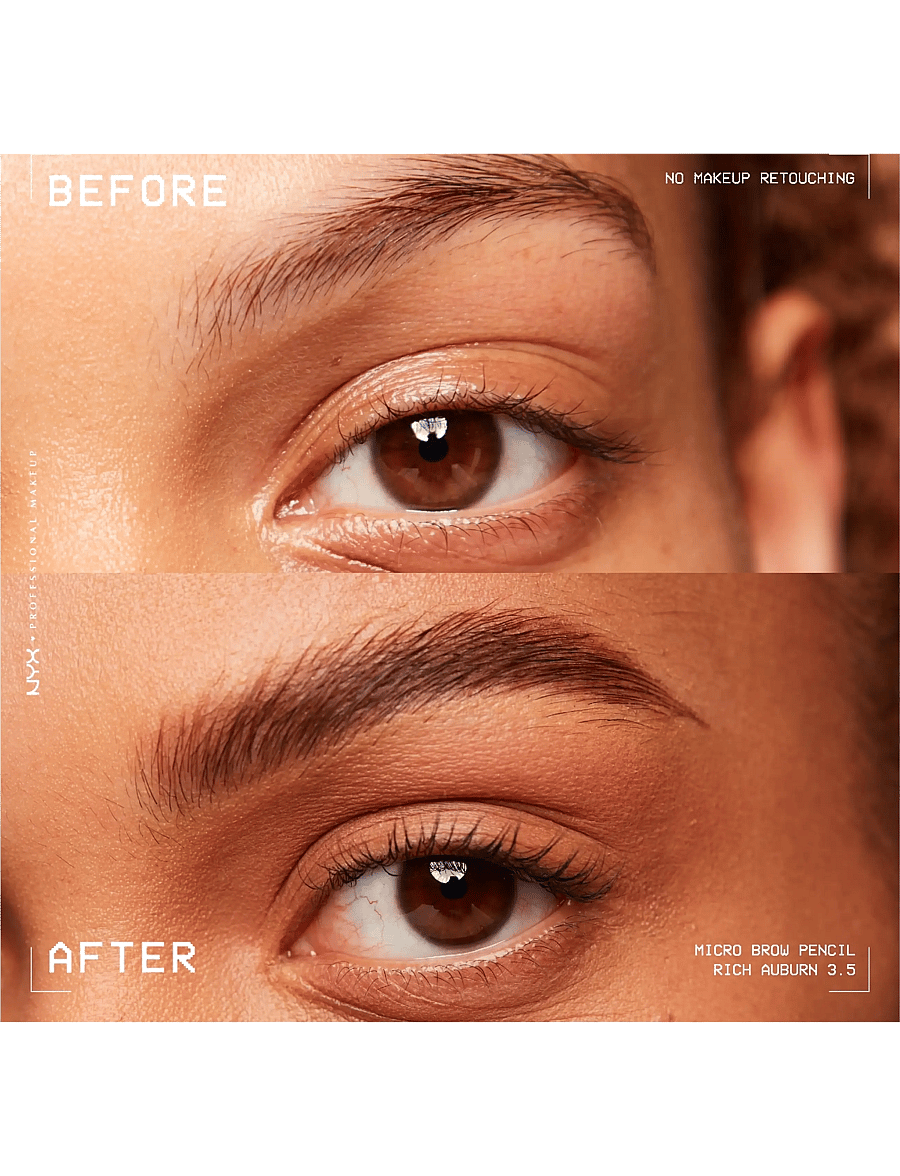 NYX Professional Makeup - NYX Professional Makeup Micro Brow Pencil 03.5 Rich Auburn 0,09 g - silmad ja kulmud - rich auburn - 3