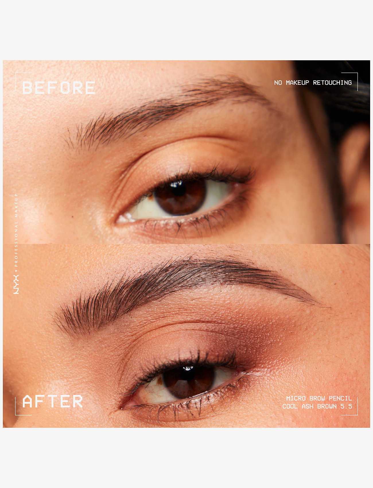 NYX Professional Makeup - NYX Professional Makeup Micro Brow 05.5 Cool Ash Brown brow pen 0,1g - laveste priser - cool ash brown - 2