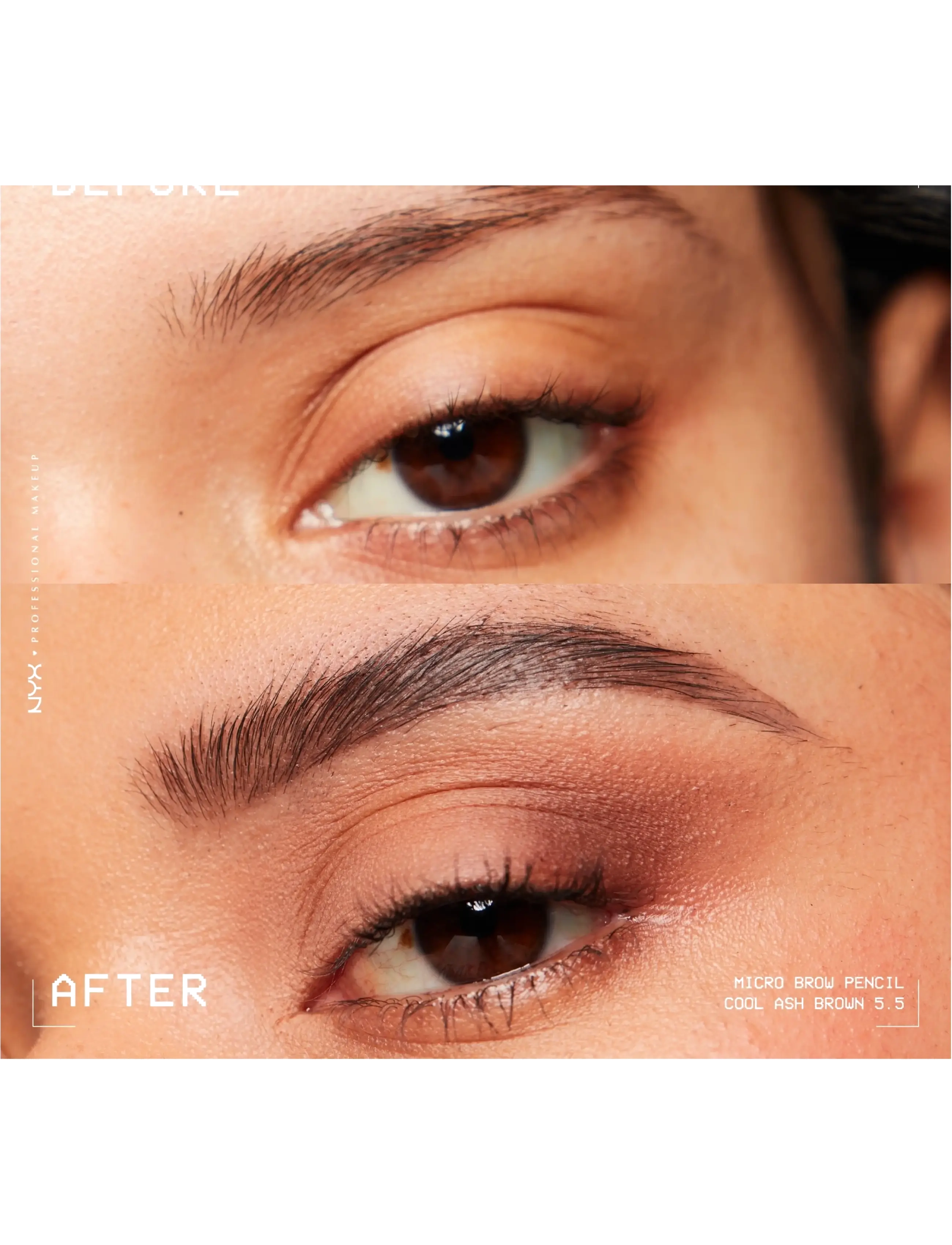 NYX Professional Makeup - NYX Professional Makeup Micro Brow 05.5 Cool Ash Brown brow pen 0,1g - juhlamuotia outlet-hintaan - cool ash brown - 3