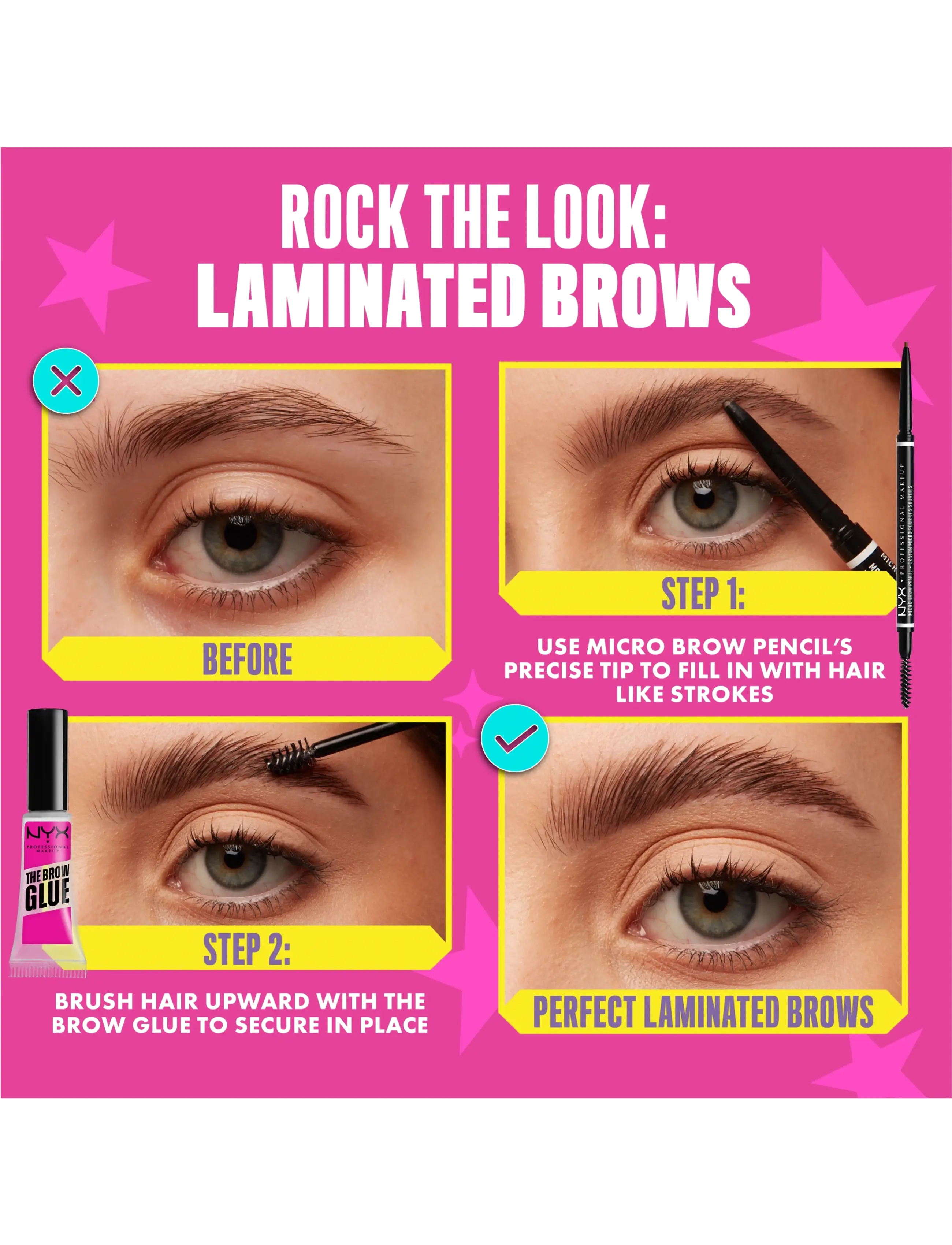 NYX Professional Makeup - NYX Professional Makeup Micro Brow 05.5 Cool Ash Brown brow pen 0,1g - Øjne & bryn - cool ash brown - 4