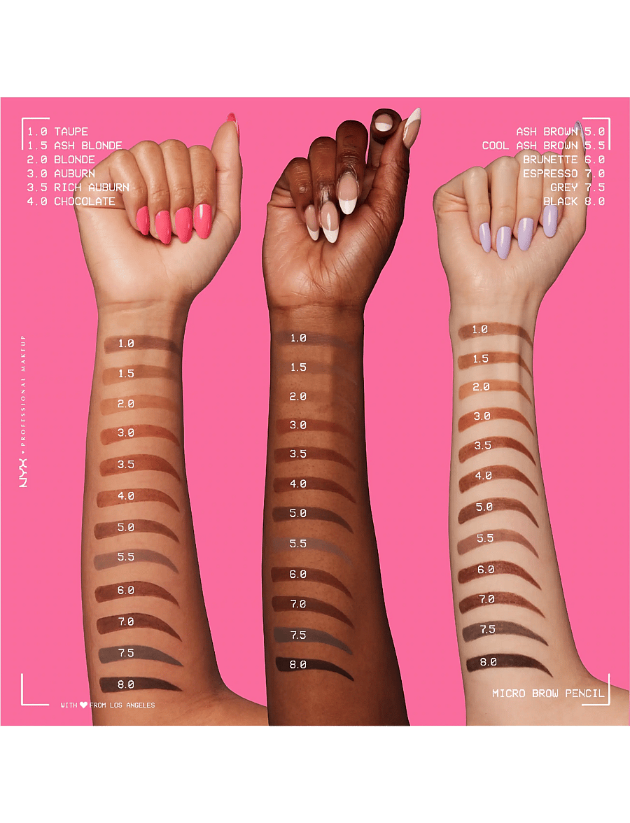 NYX Professional Makeup - NYX Professional Makeup Micro Brow 05.5 Cool Ash Brown brow pen 0,1g - silmad ja kulmud - cool ash brown - 5