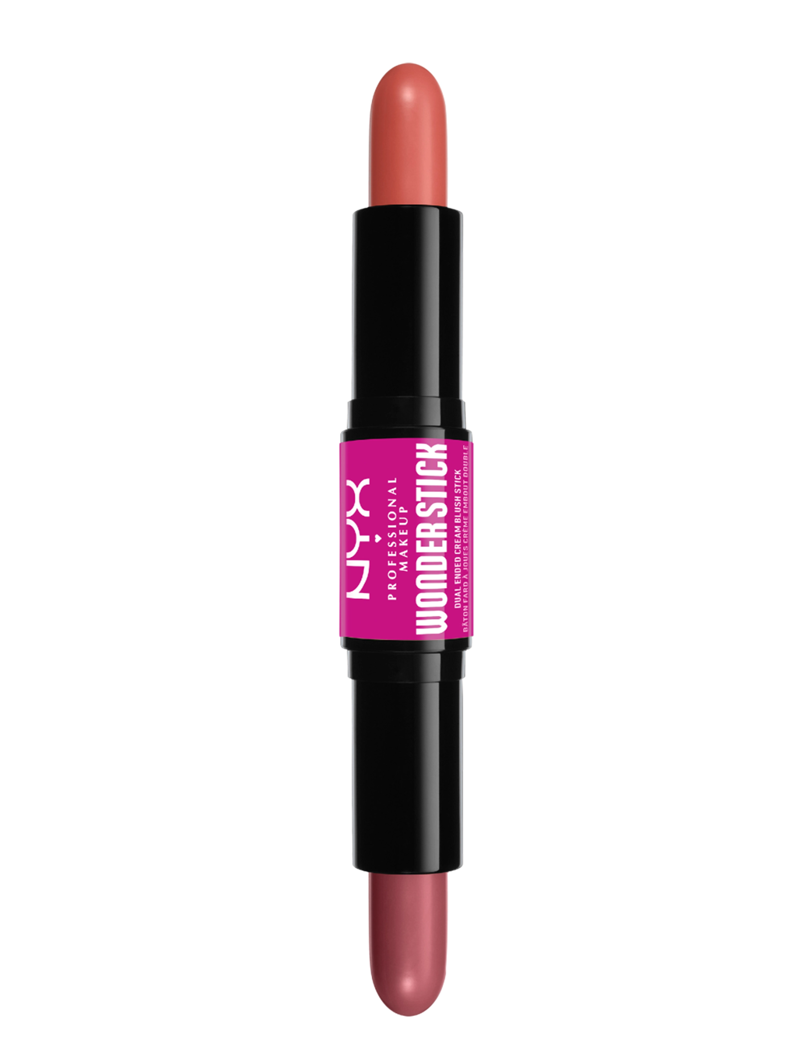 NYX Professional Makeup Wonder Stick Dual-Ended Cream Blush Stick, Rouge, Orange, Str: 6.4 g