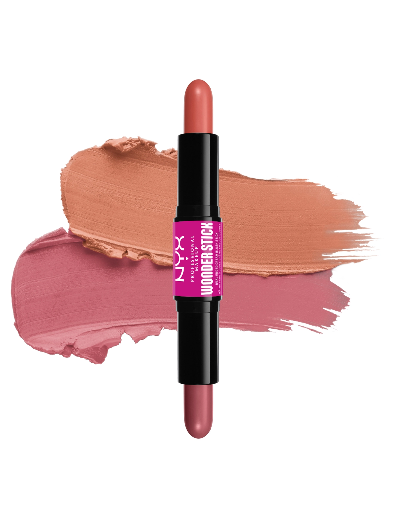 NYX Professional Makeup - Wonder Stick Dual-Ended Cream Blush Stick - sminke - honey orange n rose - 2