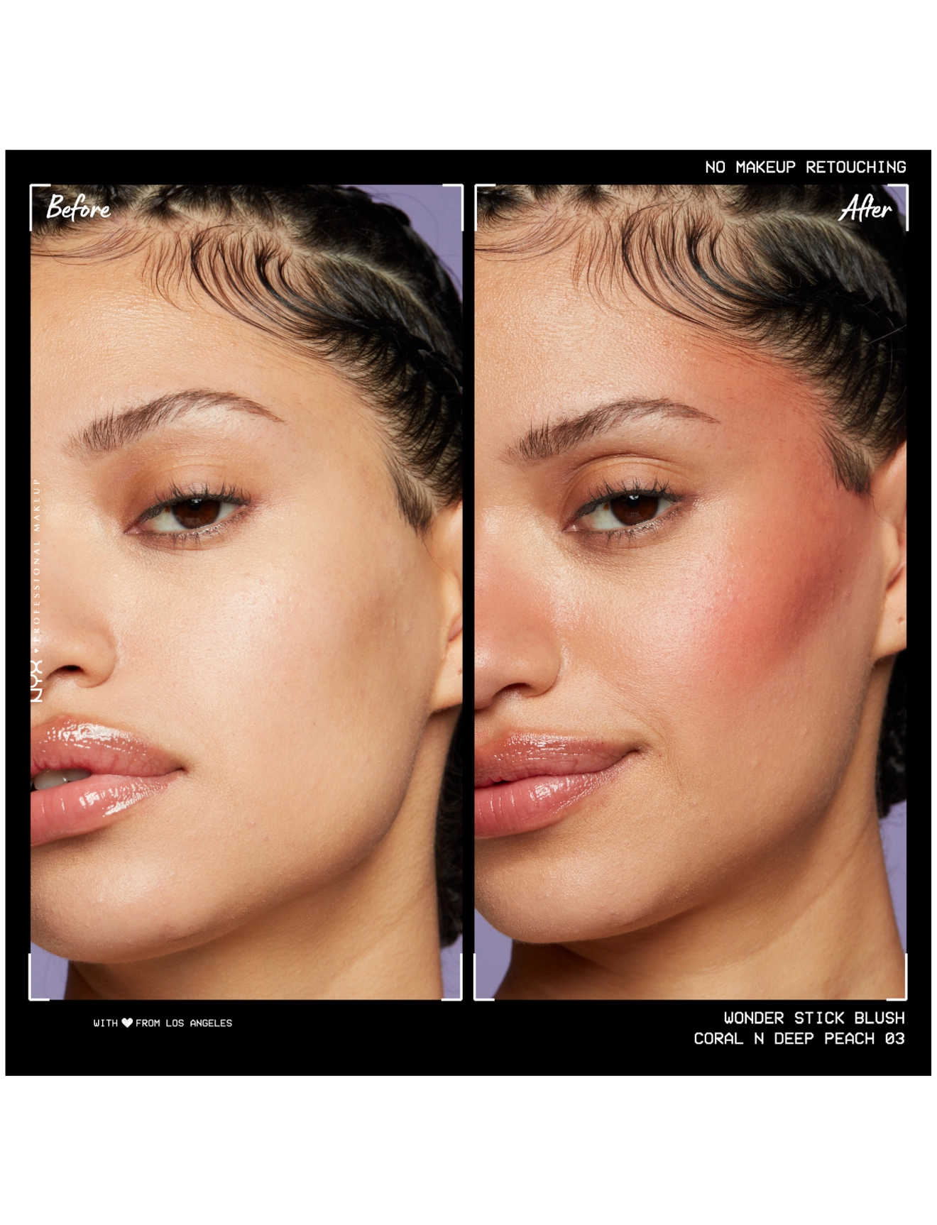 NYX Professional Makeup - Wonder Stick Dual-Ended Cream Blush Stick - meikit - coral n deep peach - 5