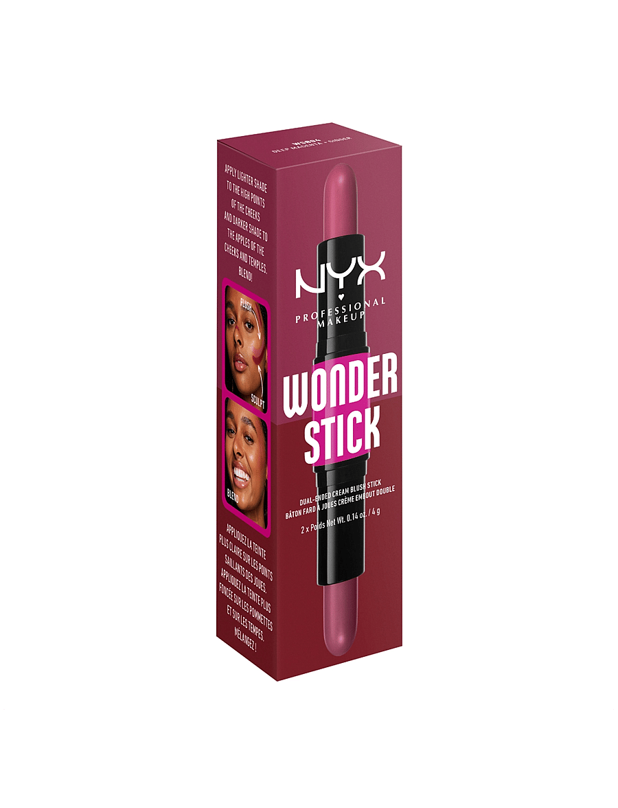 NYX Professional Makeup - Wonder Stick Dual-Ended Cream Blush Stick - makeup - deep magenta n ginger - 1