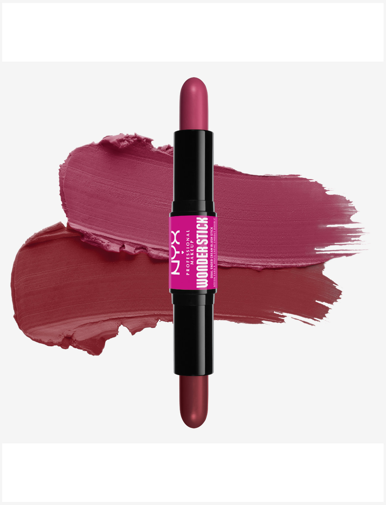 NYX Professional Makeup - Wonder Stick Dual-Ended Cream Blush Stick - smink - deep magenta n ginger - 2