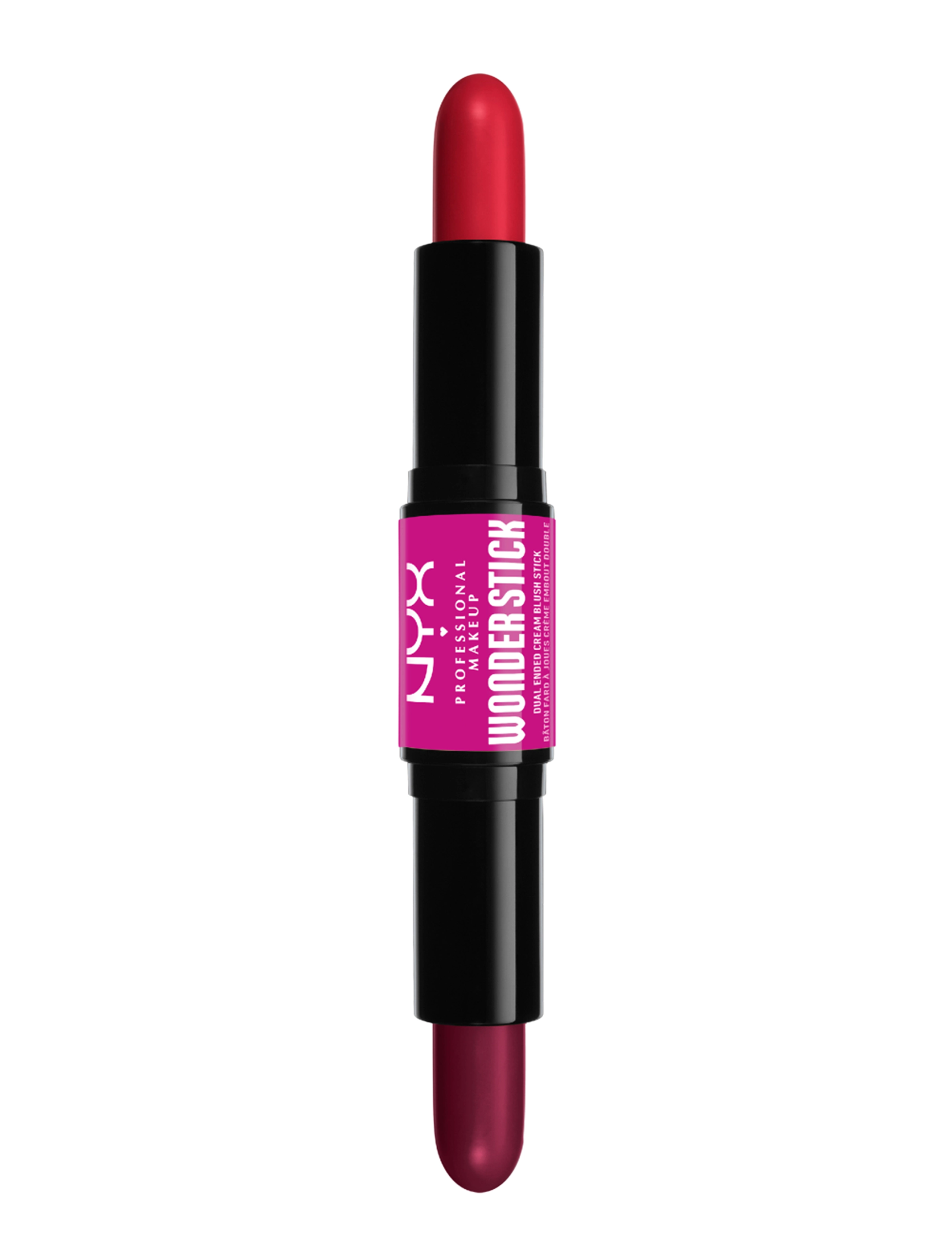 NYX Professional Makeup Wonder Stick Dual-Ended Cream Blush Stick, Rouge, Rød, Str: 6.4 g