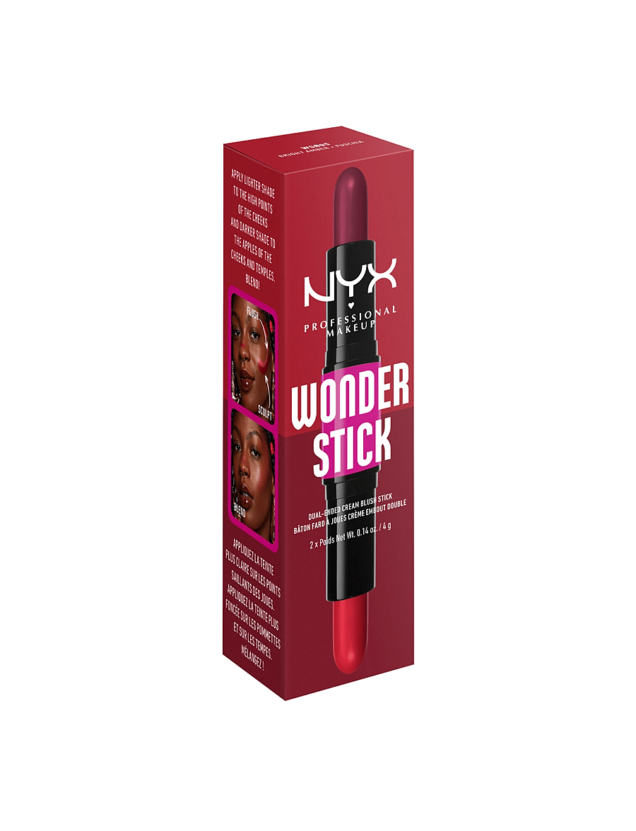NYX Professional Makeup - Wonder Stick Dual-Ended Cream Blush Stick - makeup - bright amber n fuchsia - 1