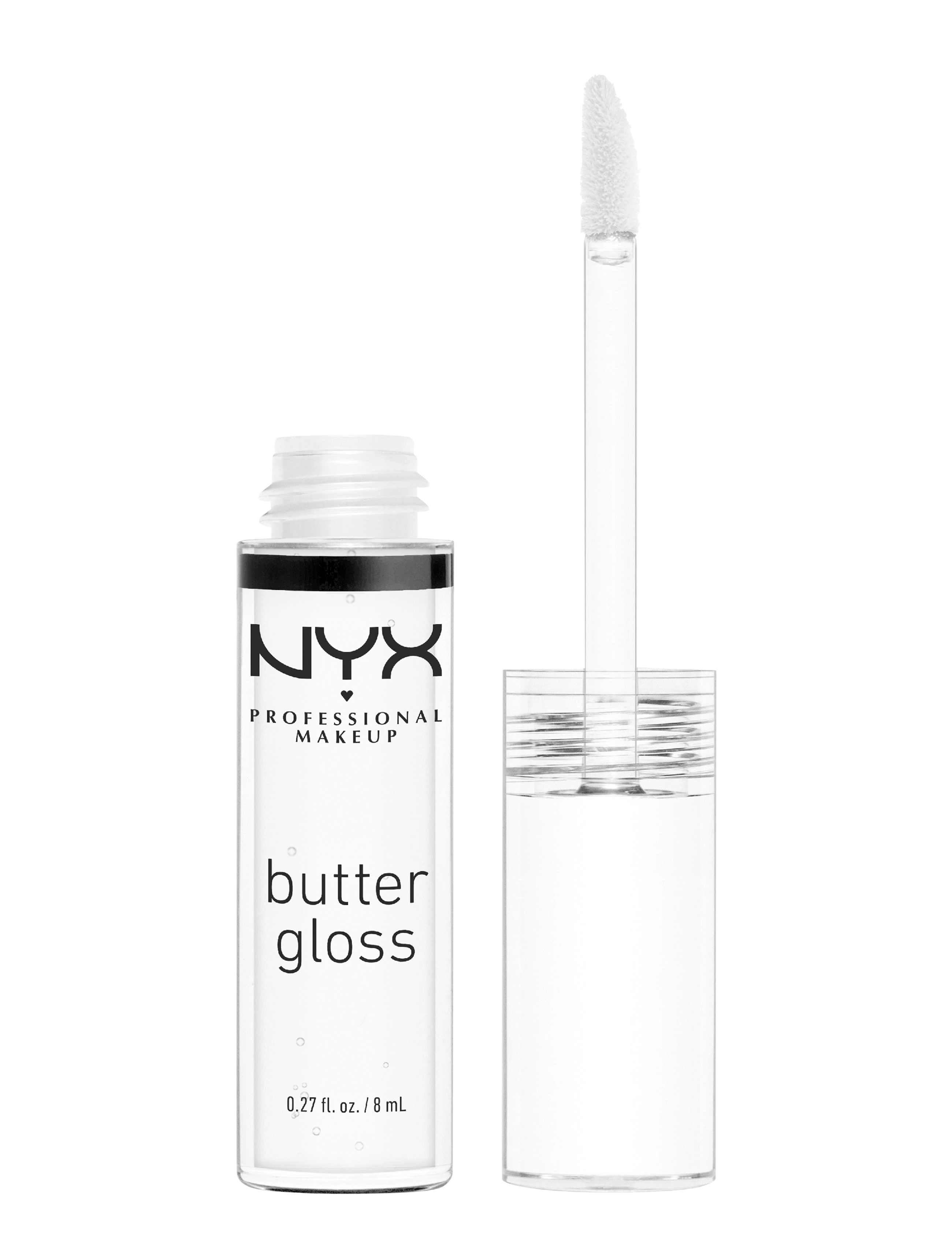 NYX Professional Makeup Butter Gloss Sugar Glass, Lipgloss, Nude, Str: 8 ml