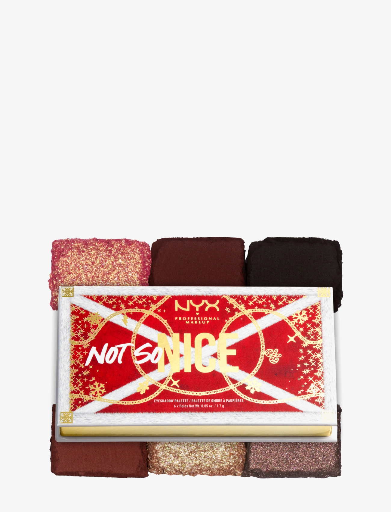 NYX Professional Makeup - Mrs. Claus Shadow Palette Not So Nice - not so nice - 2
