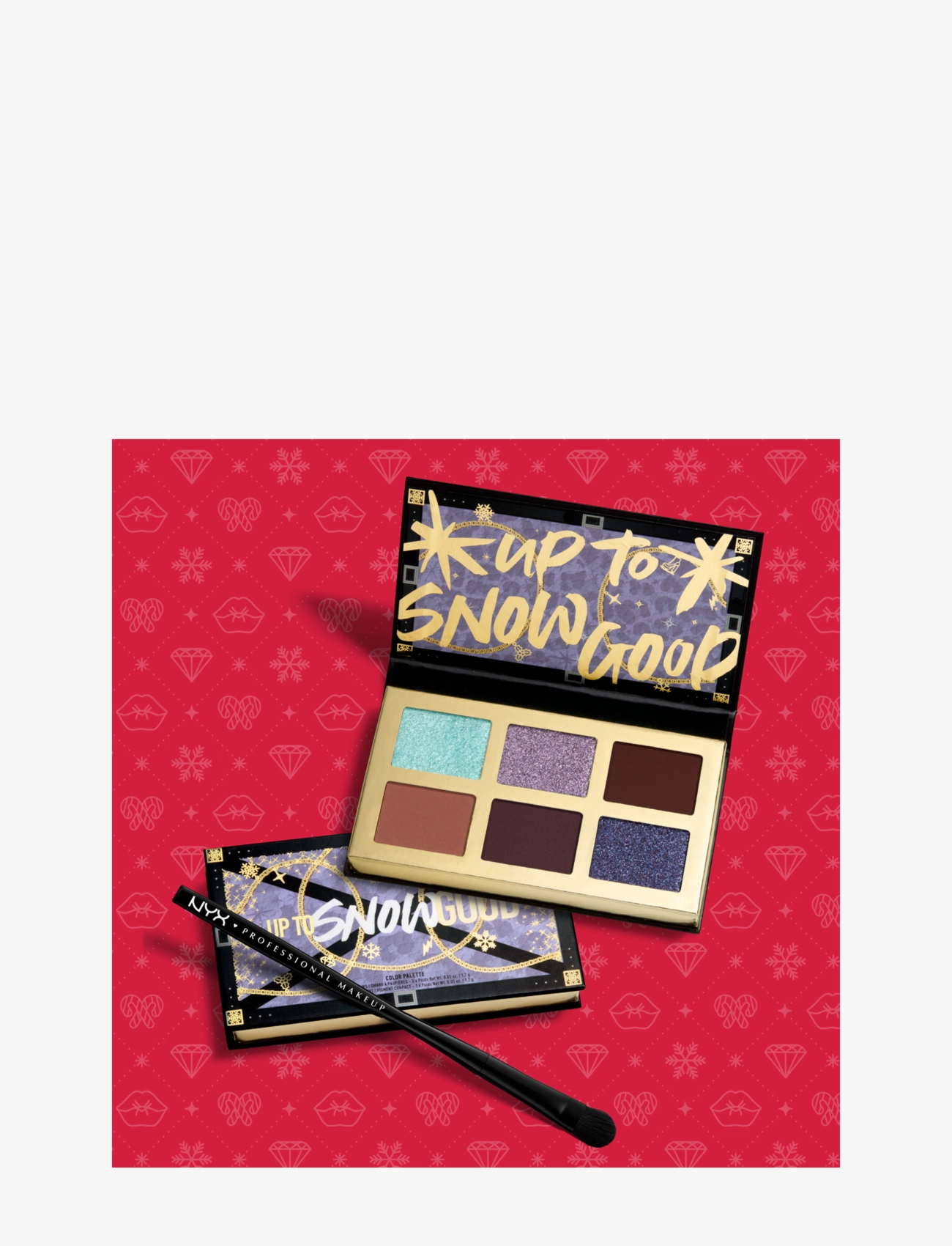 NYX Professional Makeup - Mrs. Claus Shadow Palette Up To No Good - up to no good - 4