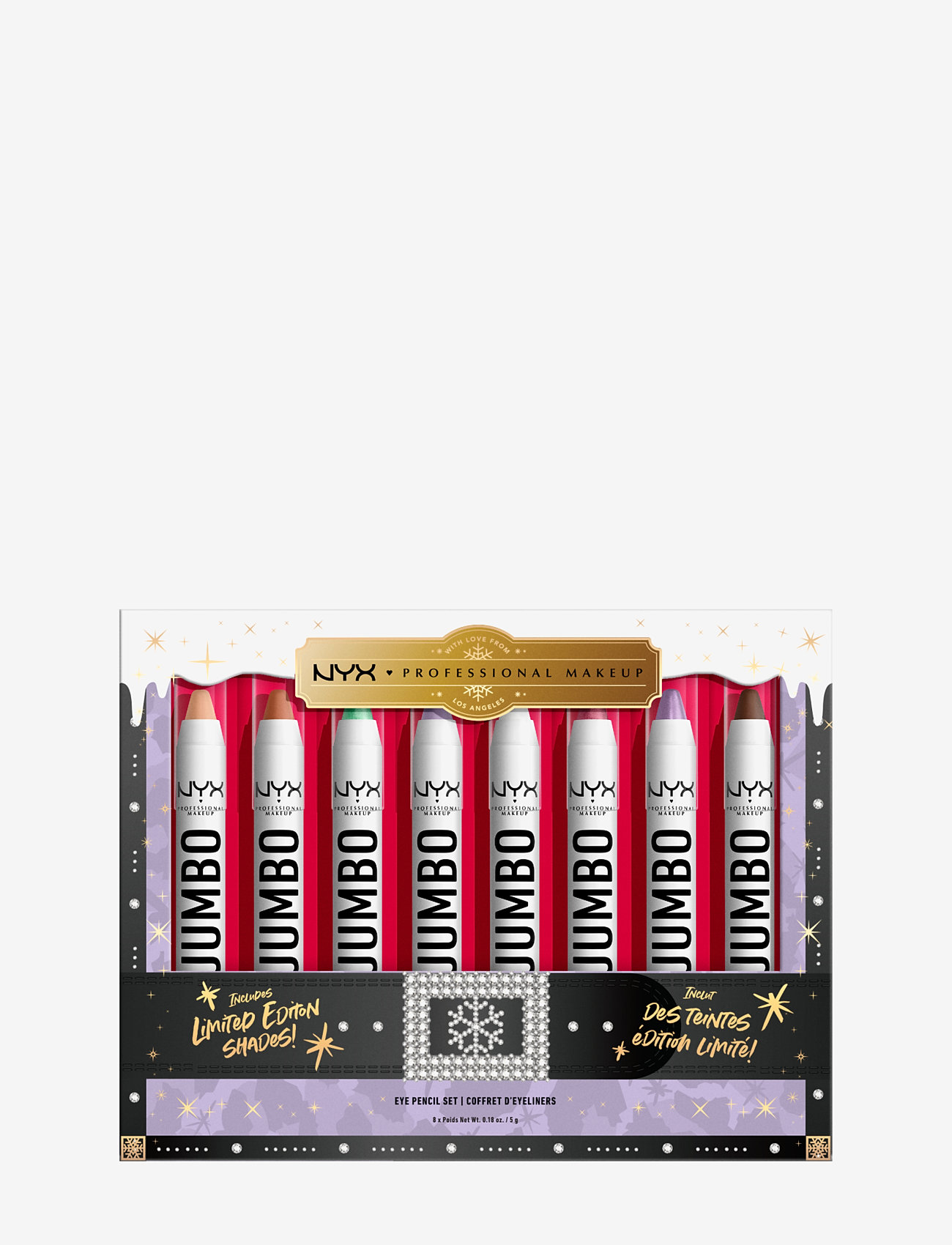 NYX Professional Makeup - Mrs. Claus Jumbo Eye Vault - clear - 0