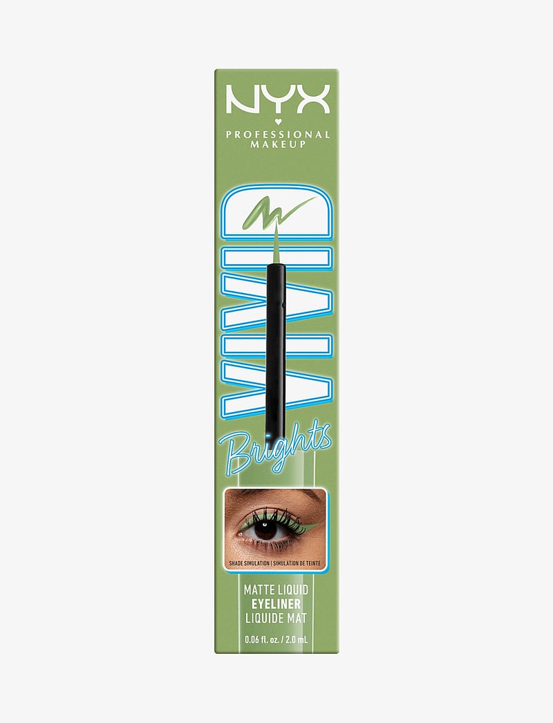 NYX Professional Makeup - Vivid Brights Liquid Liner - Ghosted Green - förðunarvörur - ghosted green
ghosted green - 4