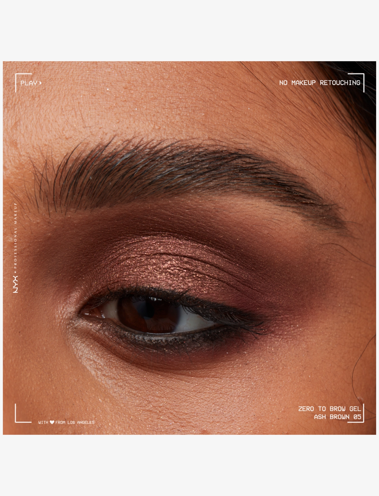 NYX Professional Makeup - ZERO TO BROW LONGWEAR BROW GEL - ASH BROWN - augu og augabrúnir - ash brown ash brown - 2