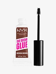 NYX Professional Makeup - NYX Professional Makeup, The Brow Glue Instant Brow Styler, 03 Medium Brown, 5 g - Øjenbrynsgels - medium brown - 0