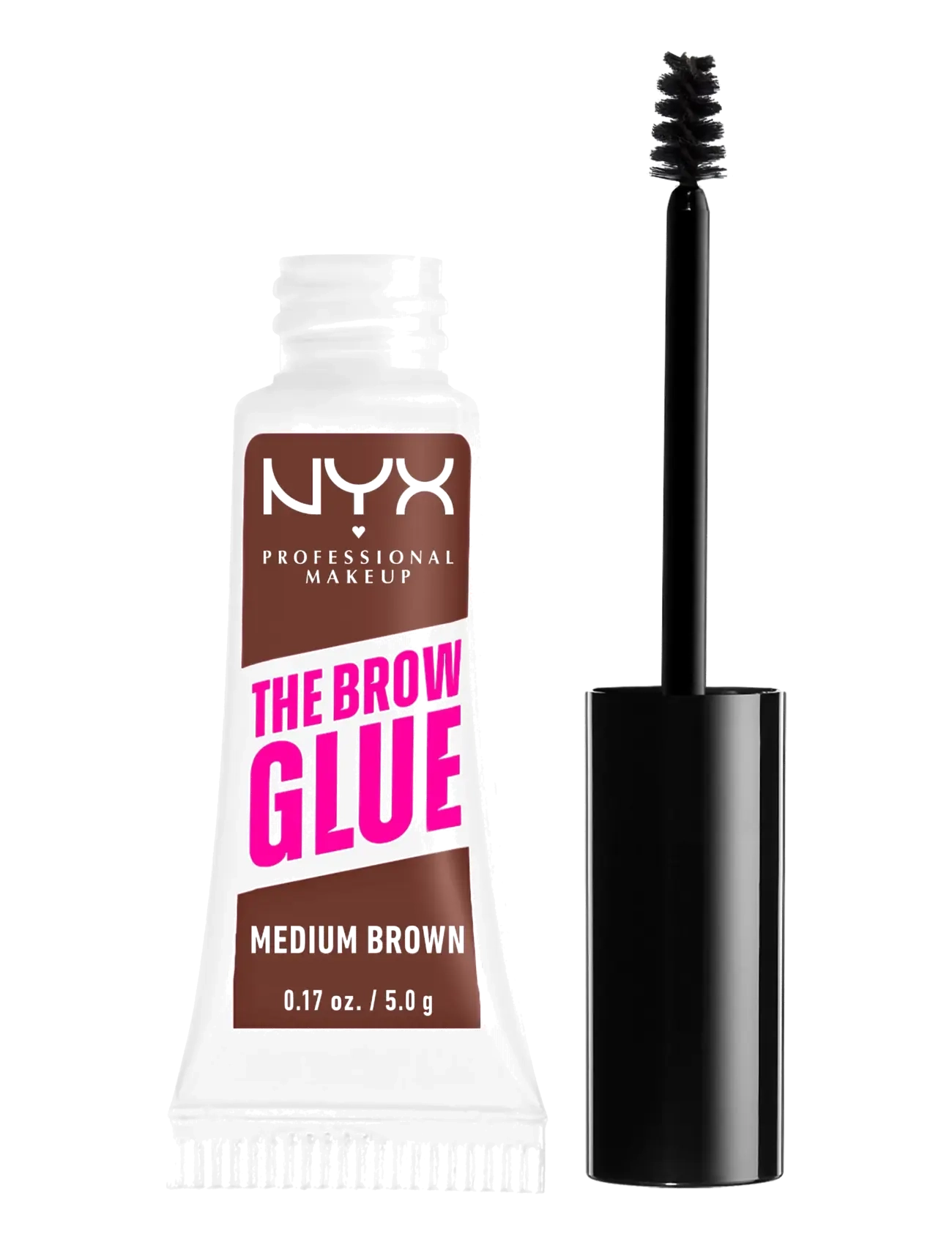 NYX Professional Makeup NYX Professional Makeup, The Brow Glue Instant Brow Styler, 03 Medium Brown, 5 g - NYX Professional Makeup - MEDIUM BROWN / brown
