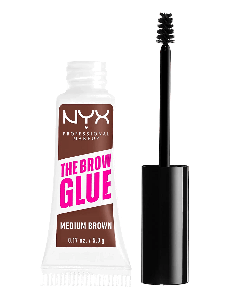 NYX Professional Makeup - NYX Professional Makeup, The Brow Glue Instant Brow Styler, 03 Medium Brown, 5 g - silmad ja kulmud - medium brown - 0
