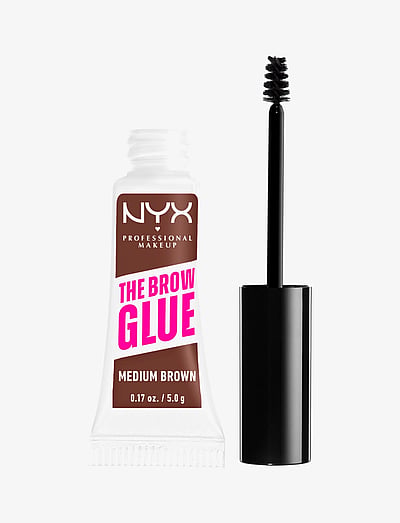 Nyx Professional Makeup, The Brow Glue Instant Brow Styler, 03 Medium Brown, 5 G - øJenbrynsgel