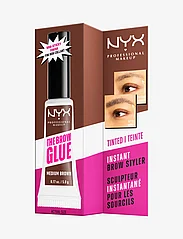 NYX Professional Makeup - NYX Professional Makeup, The Brow Glue Instant Brow Styler, 03 Medium Brown, 5 g - Øjenbrynsgels - medium brown - 9