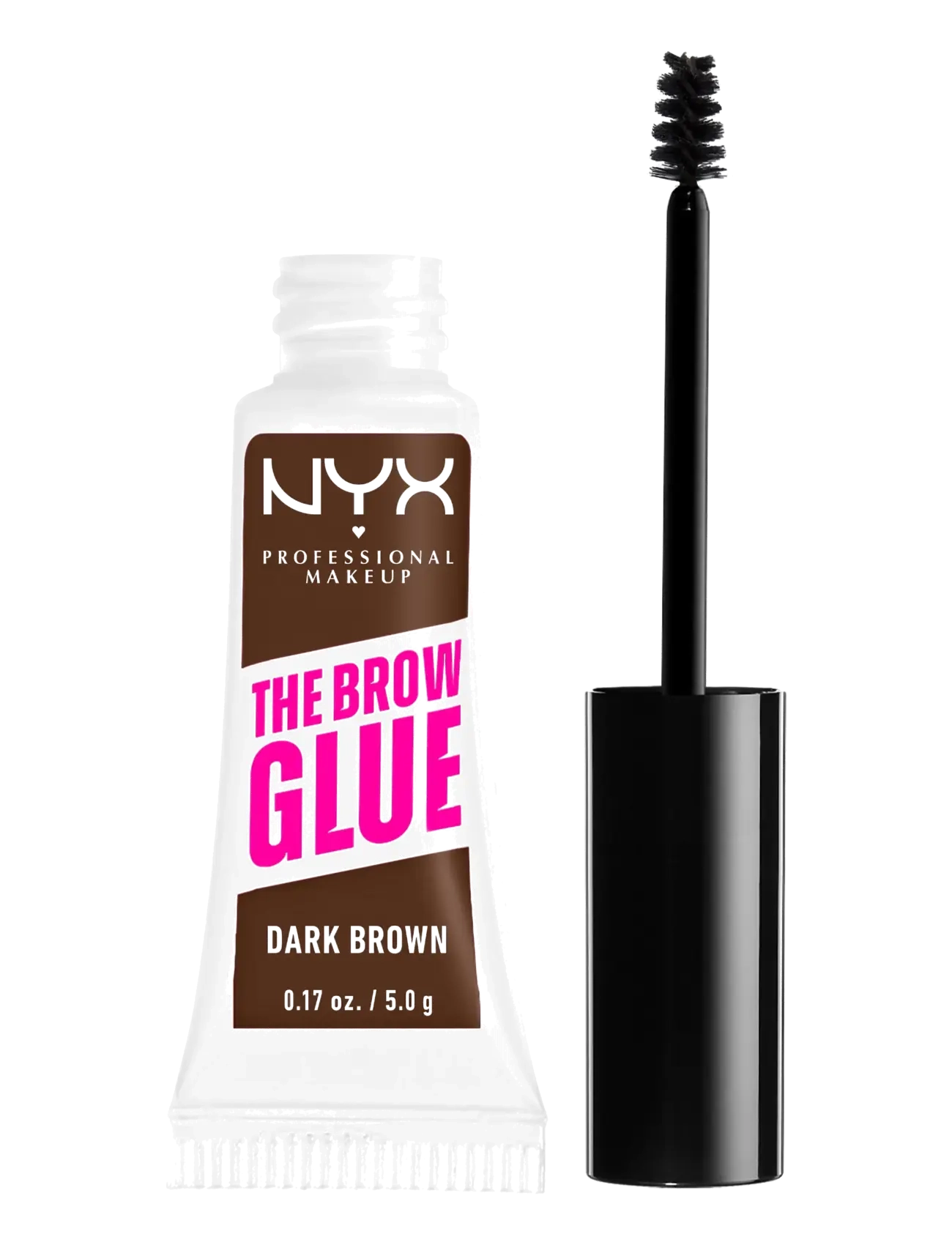 NYX Professional Makeup NYX Professional Makeup, The Brow Glue Instant Brow Styler, 04 Dark Brown, 5g - Makeup - DARK BROWN / brown