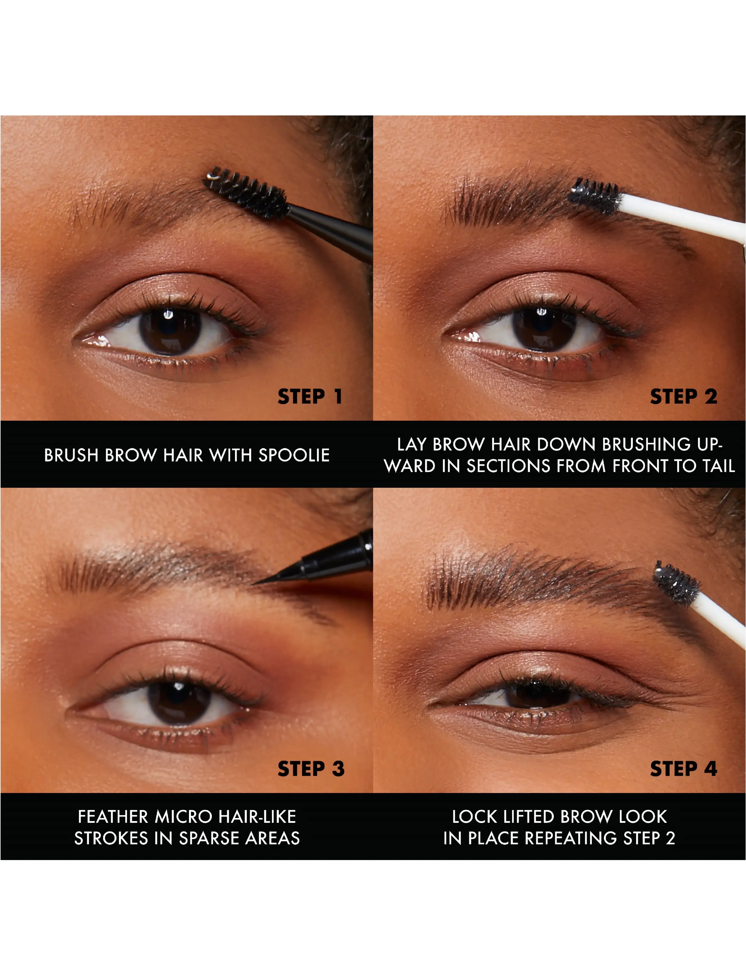NYX Professional Makeup - NYX Professional Makeup, The Brow Glue Instant Brow Styler, 04 Dark Brown, 5g - silmad ja kulmud - dark brown - 3