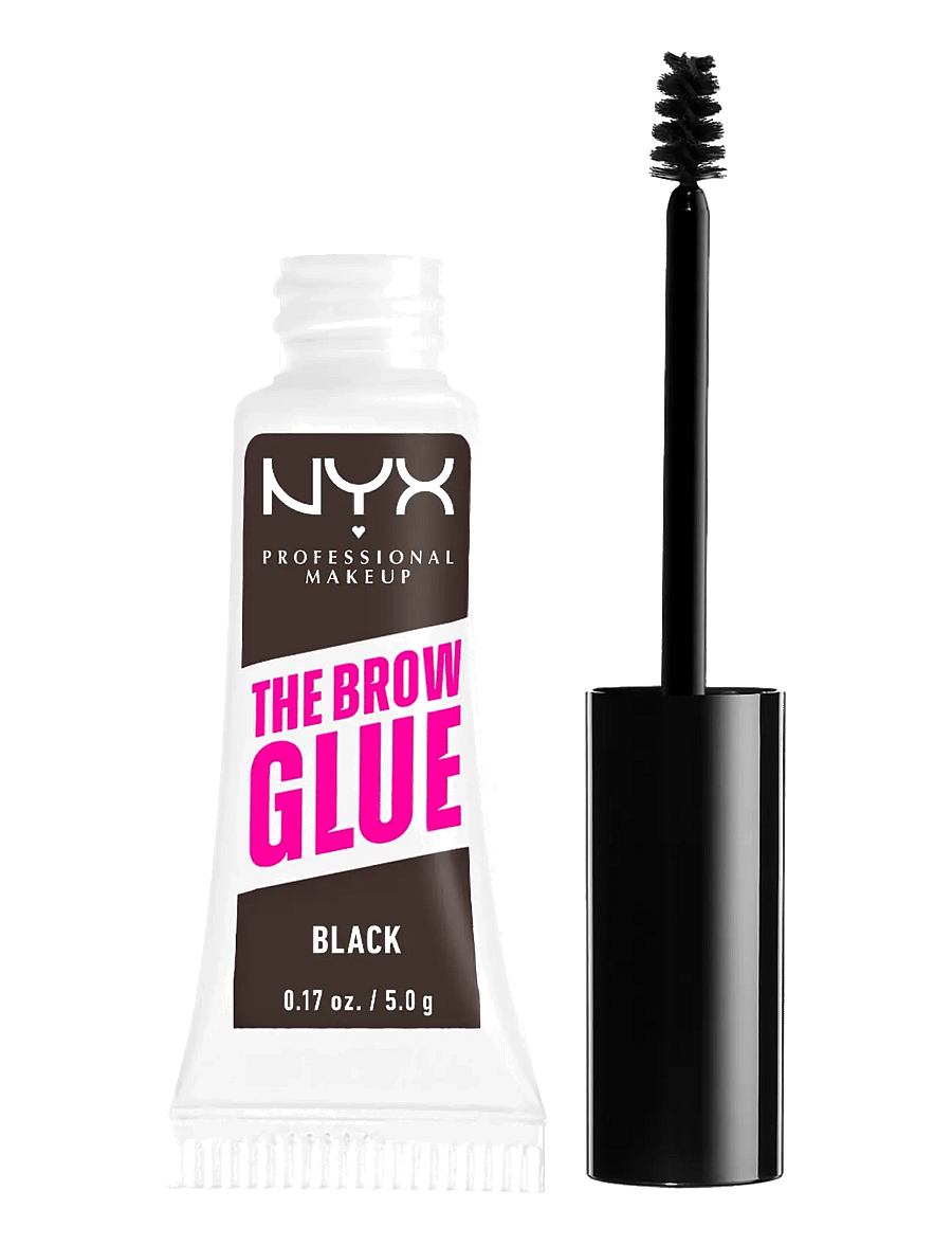 NYX Professional Makeup - NYX Professional Makeup, The Brow Glue Instant Brow Styler, 05 Black, 5g - silmad ja kulmud - black - 0