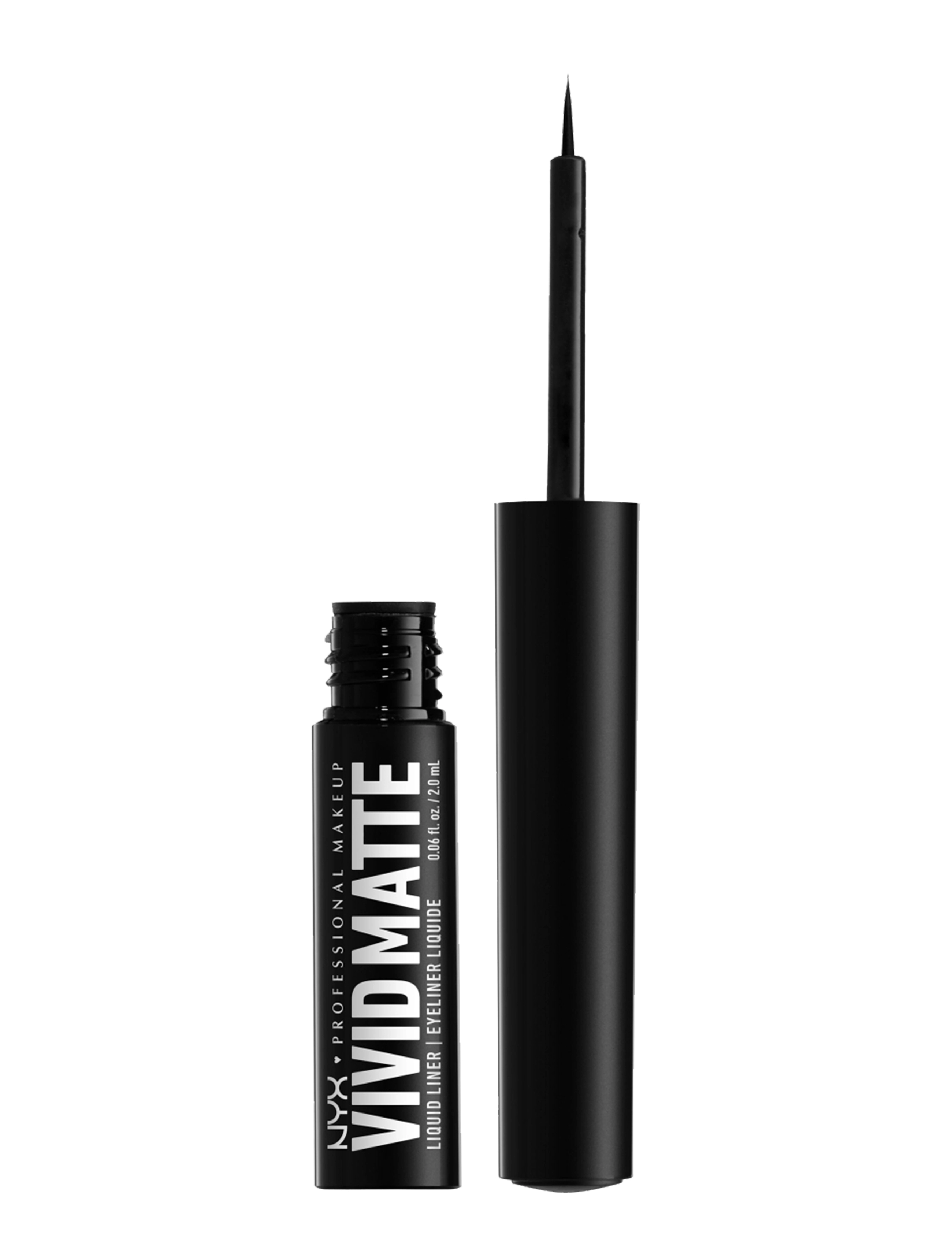 NYX Professional Makeup - Vivid Matte Liquid Liner - black 01 - 1