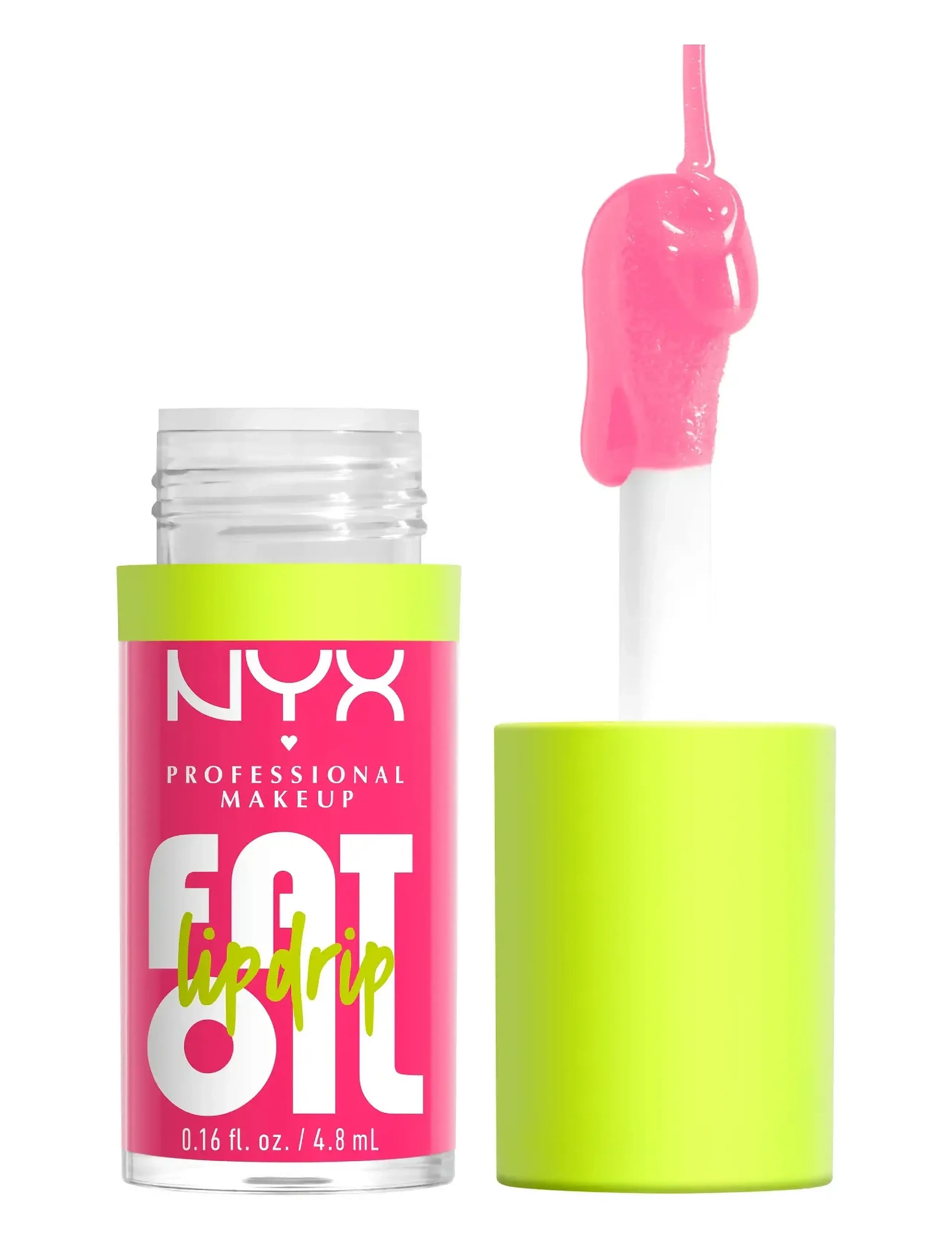 NYX Professional Makeup Fat Oil Lip Drip, 4.8 ml, Pink, Læber > Lipgloss, Dame