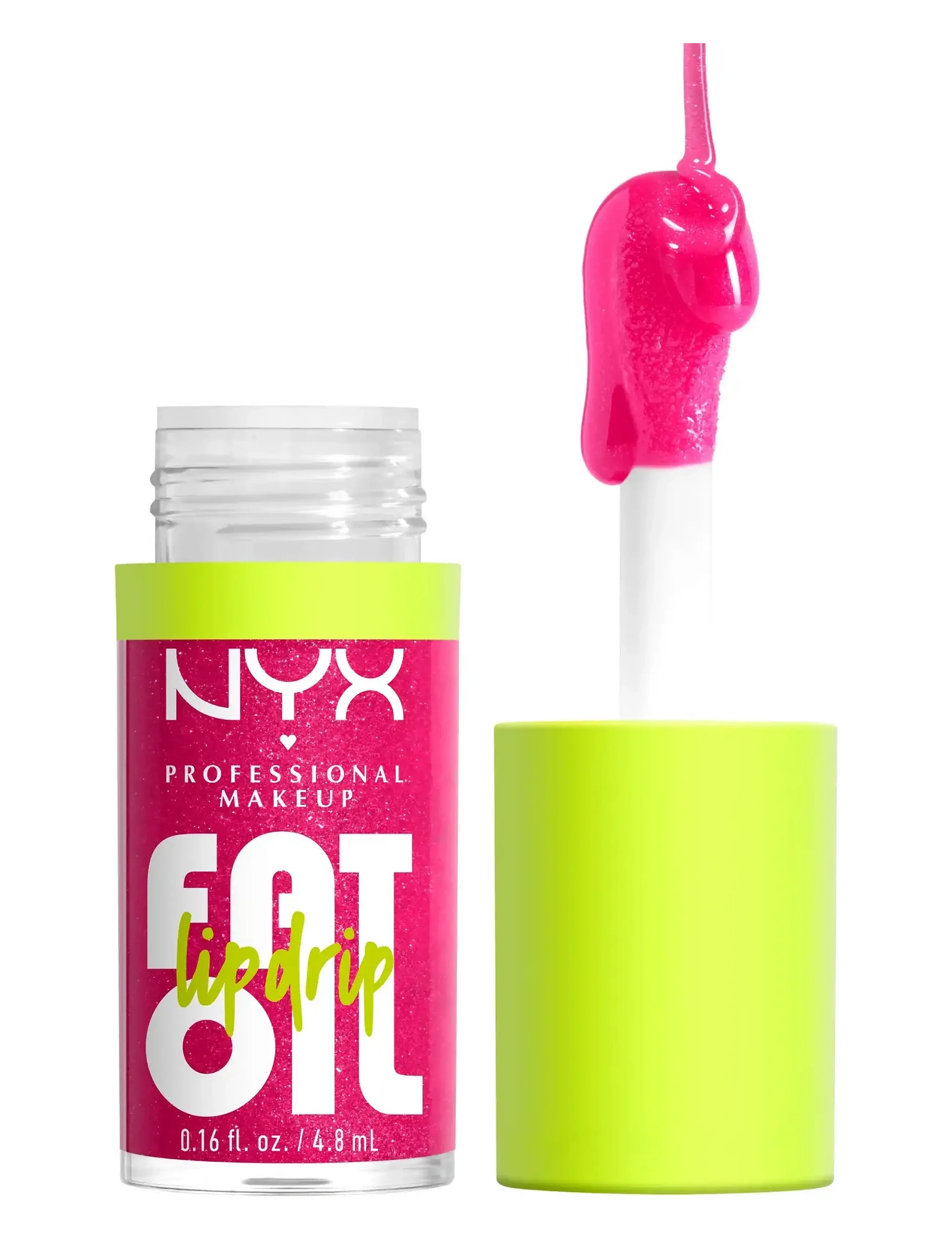 NYX Professional Makeup Fat Oil Lip Drip, 4.8 ml, Nude, Læber > Lipgloss, Dame