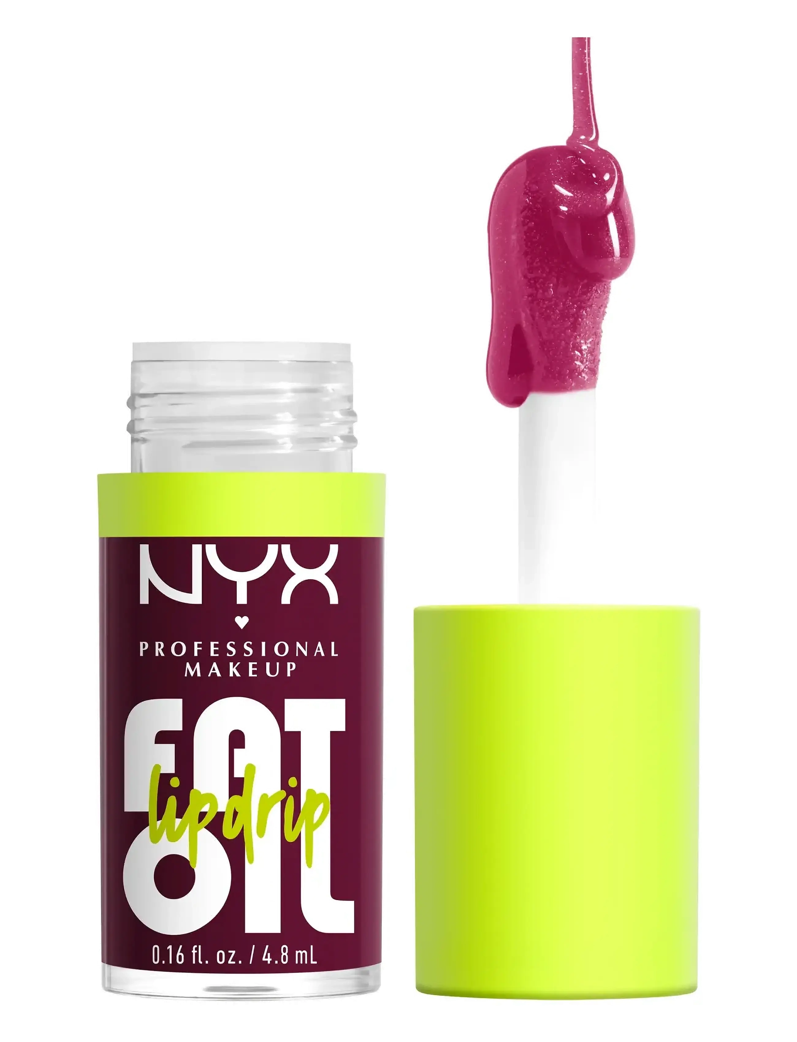 NYX Professional Makeup Fat Oil Lip Drip, 4.8 ml, Pink, Læber > Lipgloss, Dame
